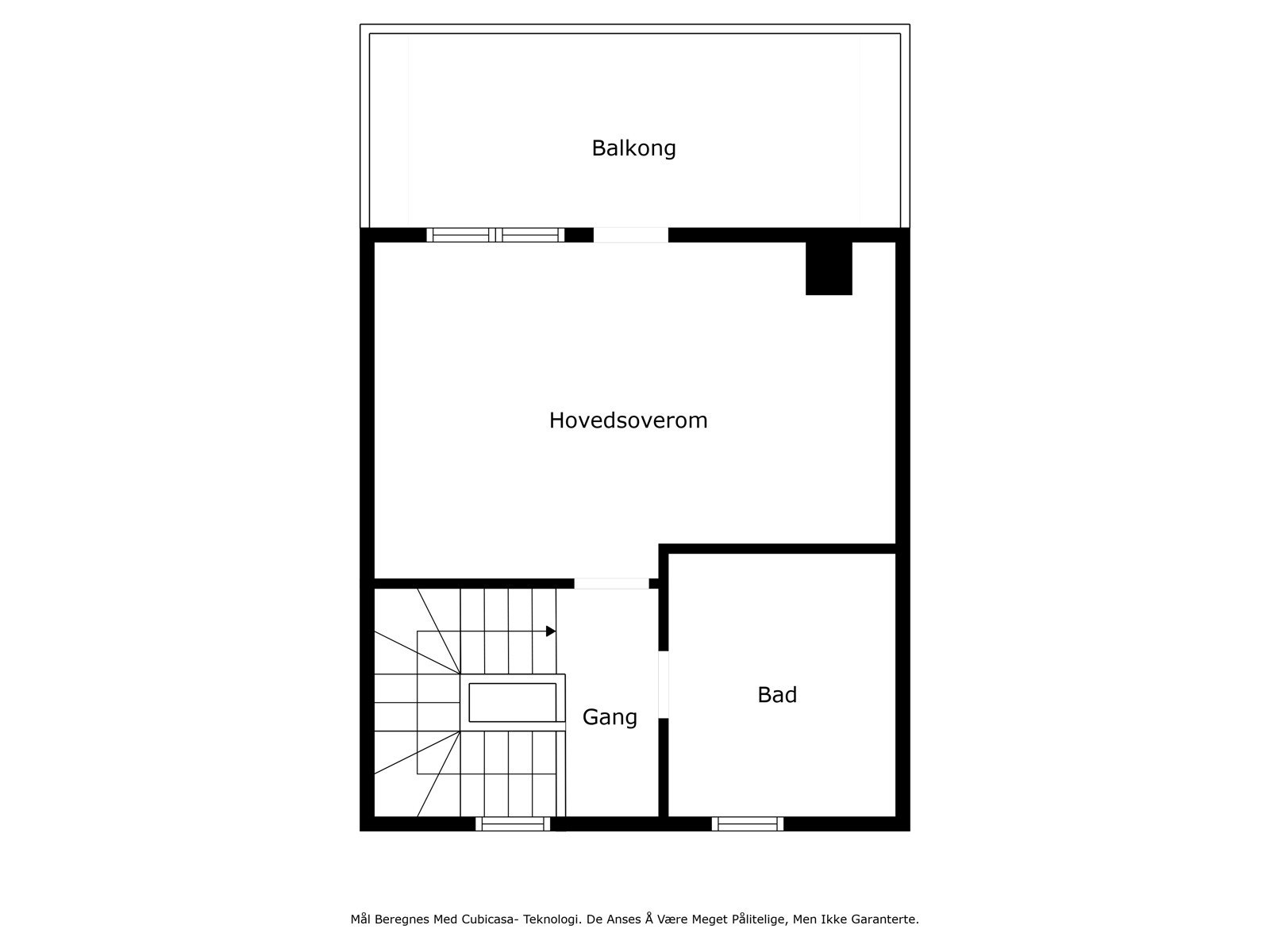 Plantegning 3. etasje Galleribilde