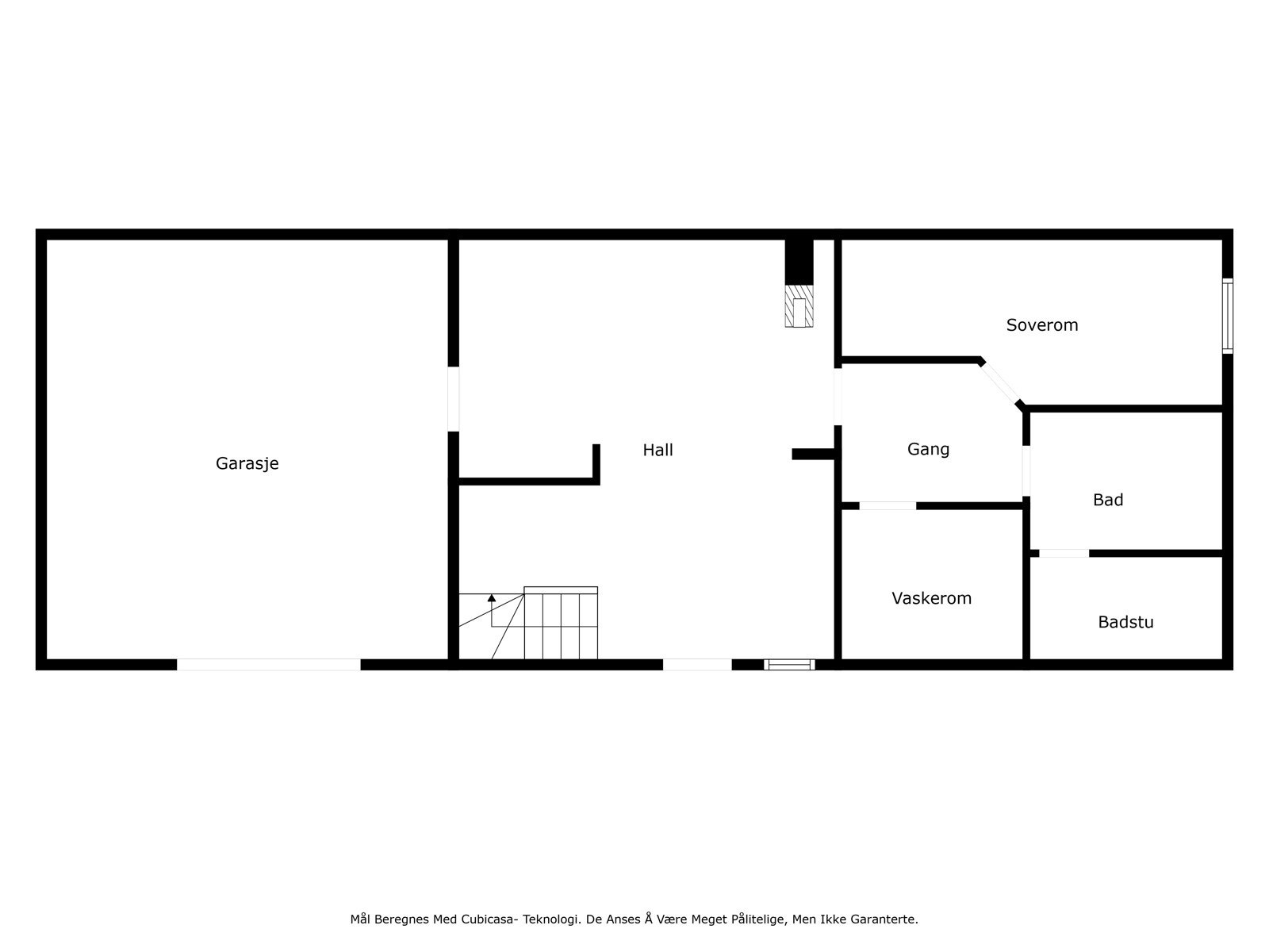Plantegning underetasje Galleribilde