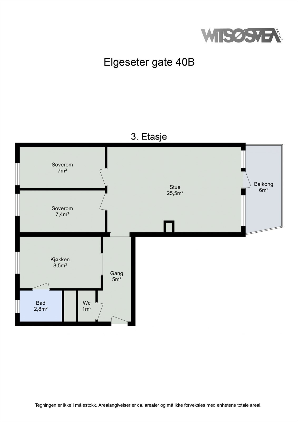 Planskisse. Velkommen til visning! Galleribilde