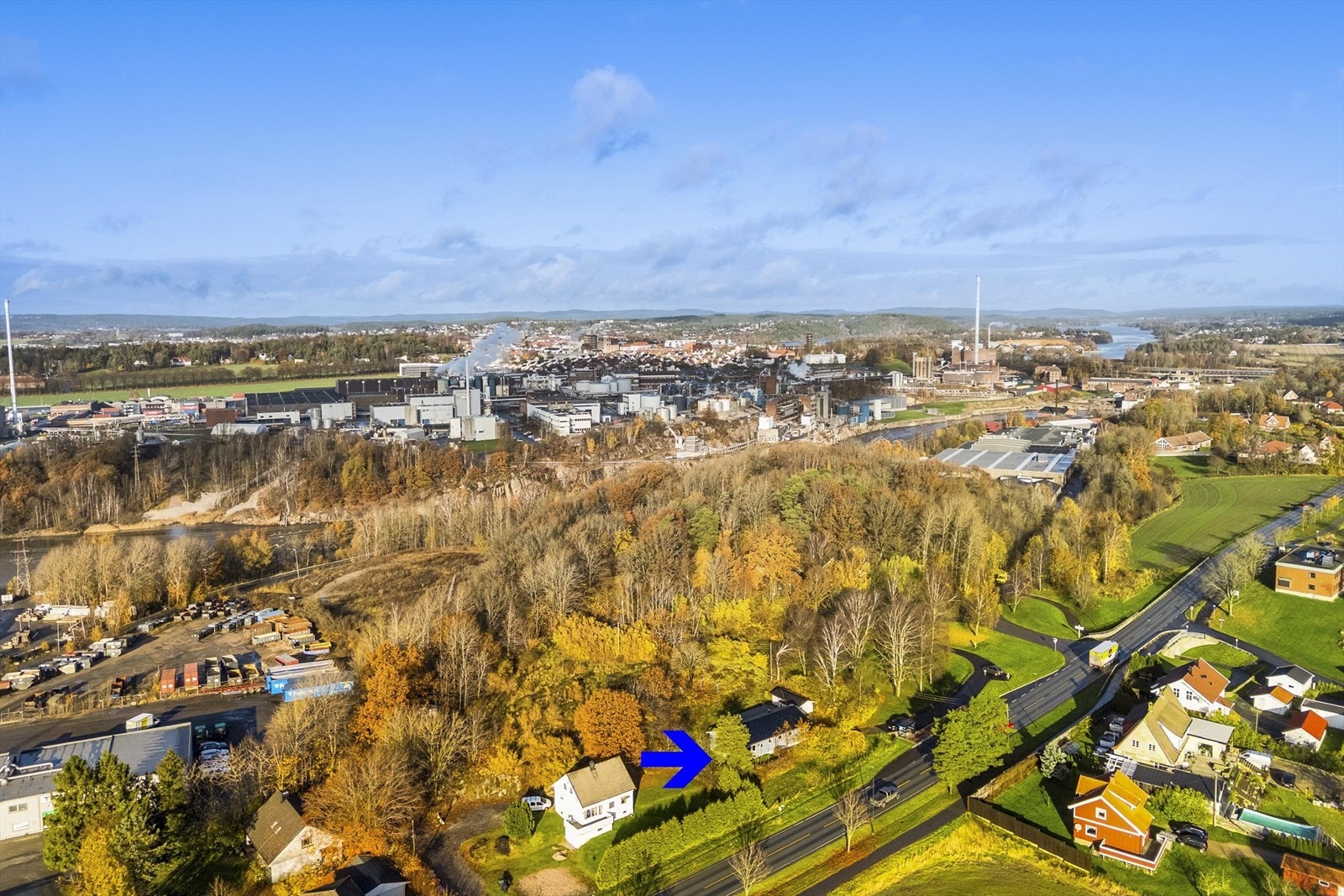 Dronefoto Galleribilde