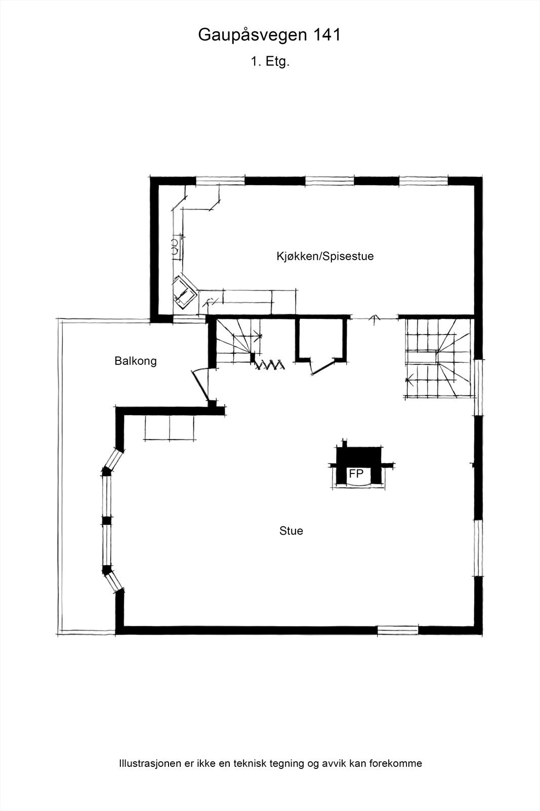 Gaupåsvegen 141 2.etg Galleribilde