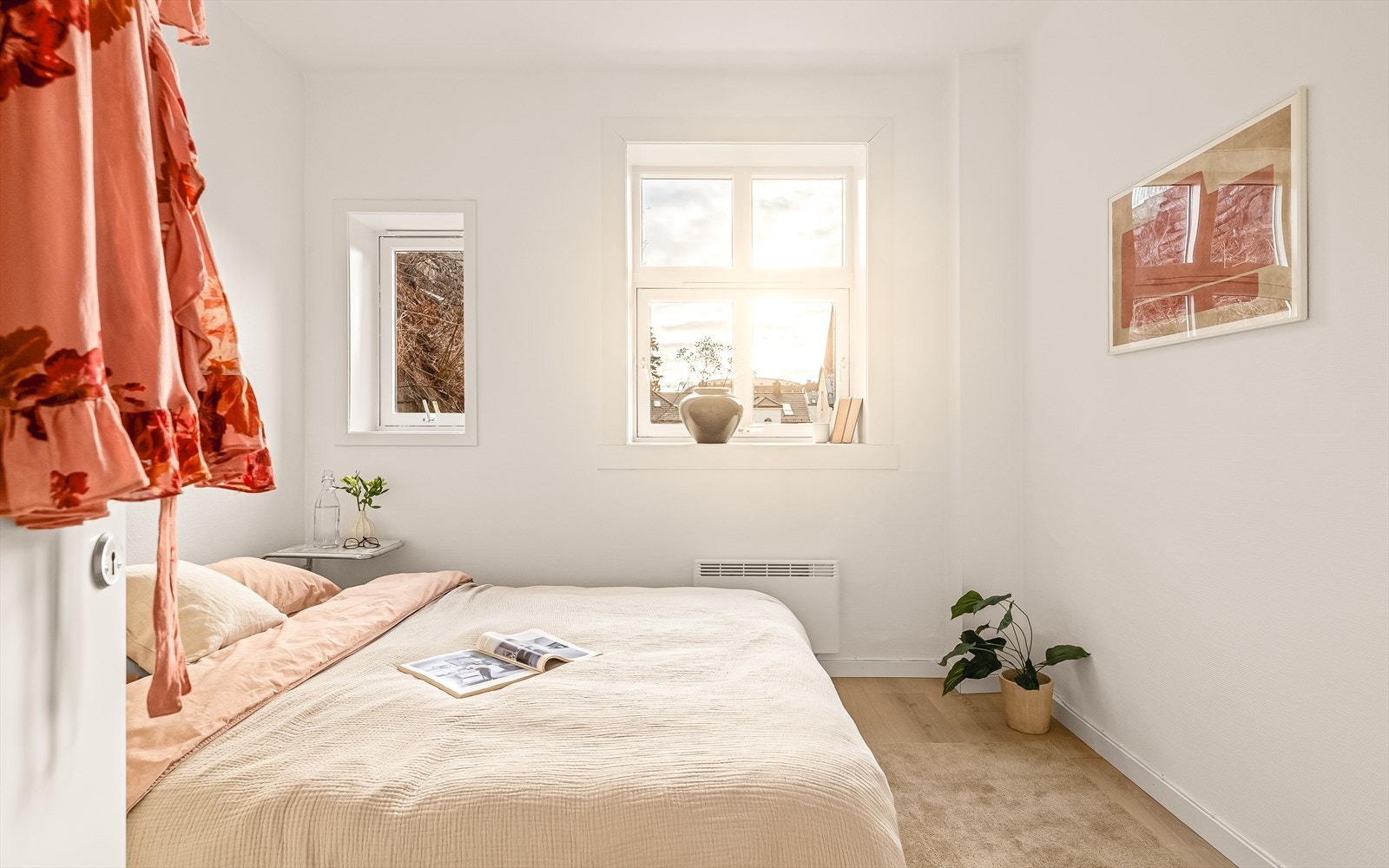 Soverommet måler 9,2 kvadratmeter. Galleribilde