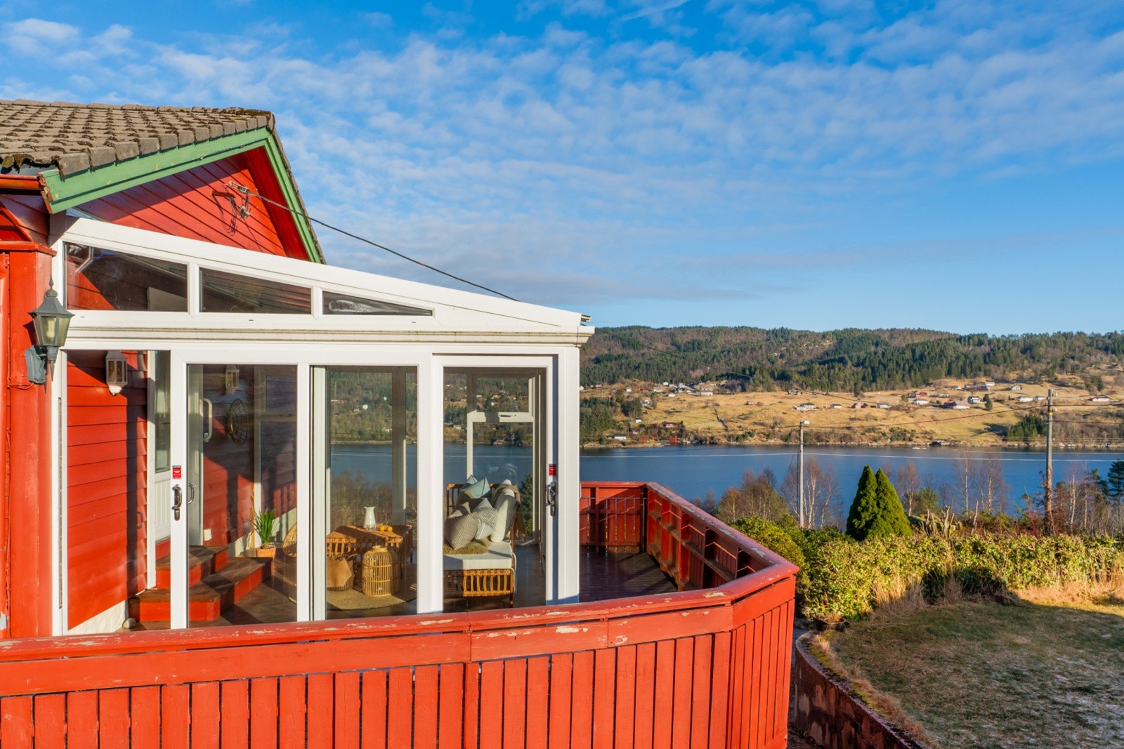 Den resterende delen av terrassen utgjør 11 kvm Galleribilde