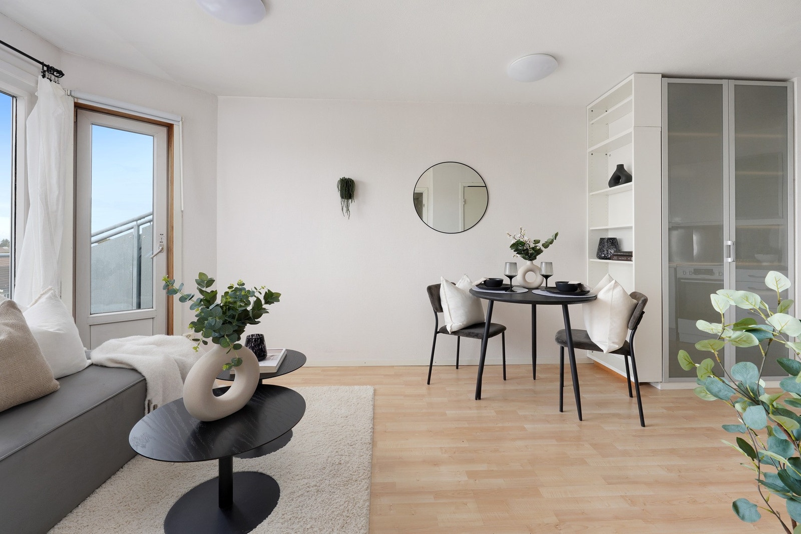 Leiligheten er arealeffektiv med smarte løsninger Galleribilde