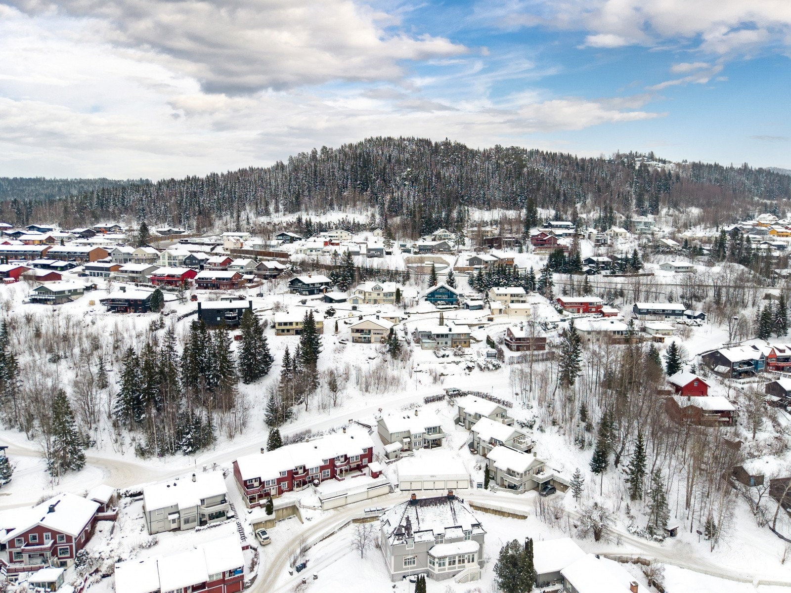 Nabolaget Holteskogen er preget av lite trafikk og et lavt støynivå. Galleribilde