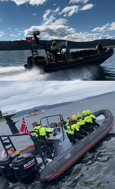 Ønsker du litt action kan du bli med på RIB-kjøring på fjorden. Galleribilde