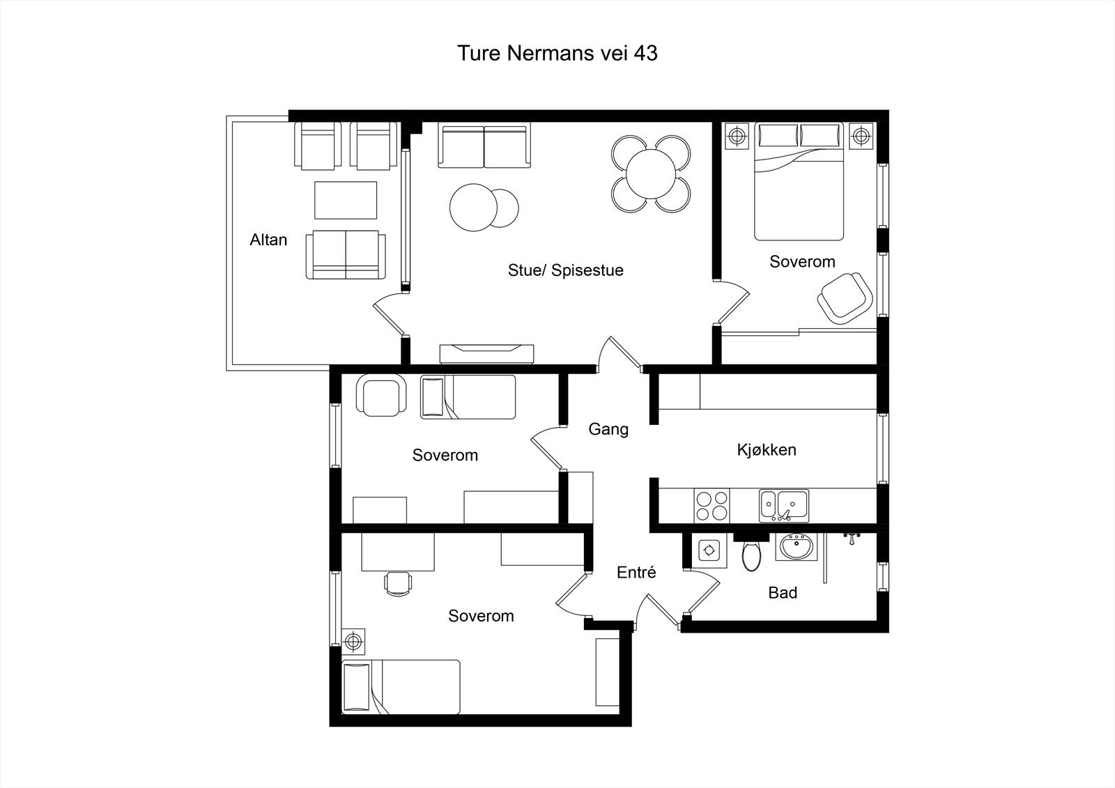 Plantegning. Galleribilde