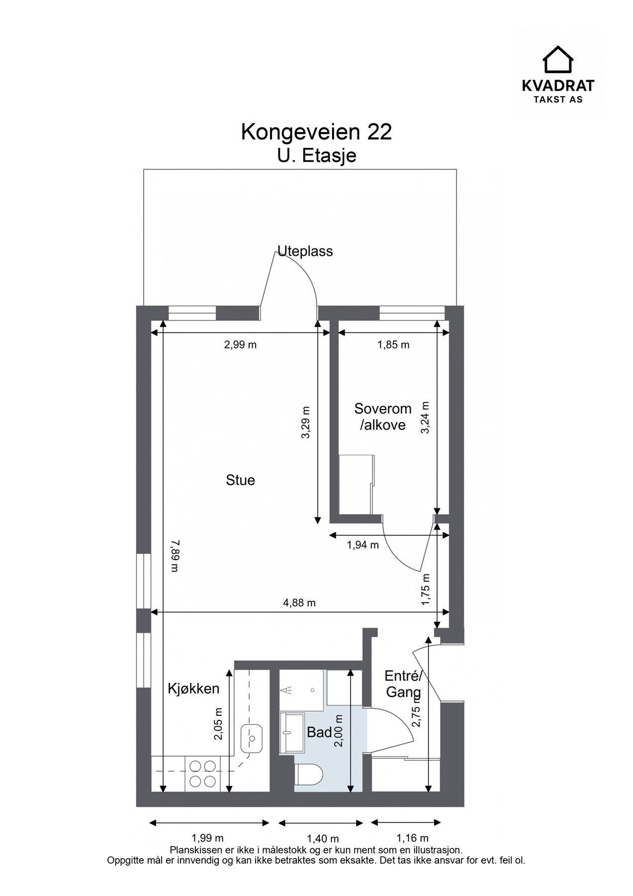 Plantegning Galleribilde