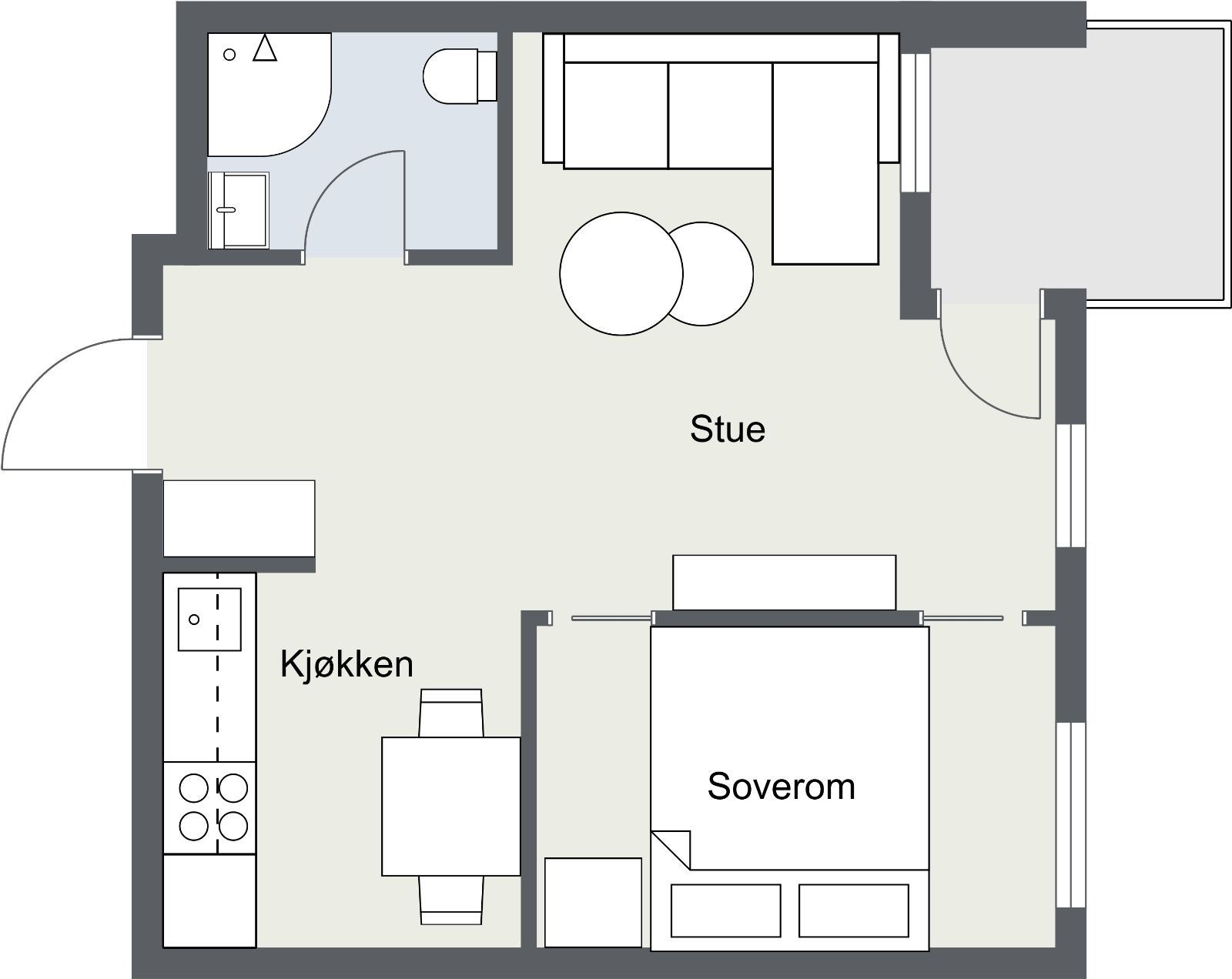 Plantegning Galleribilde