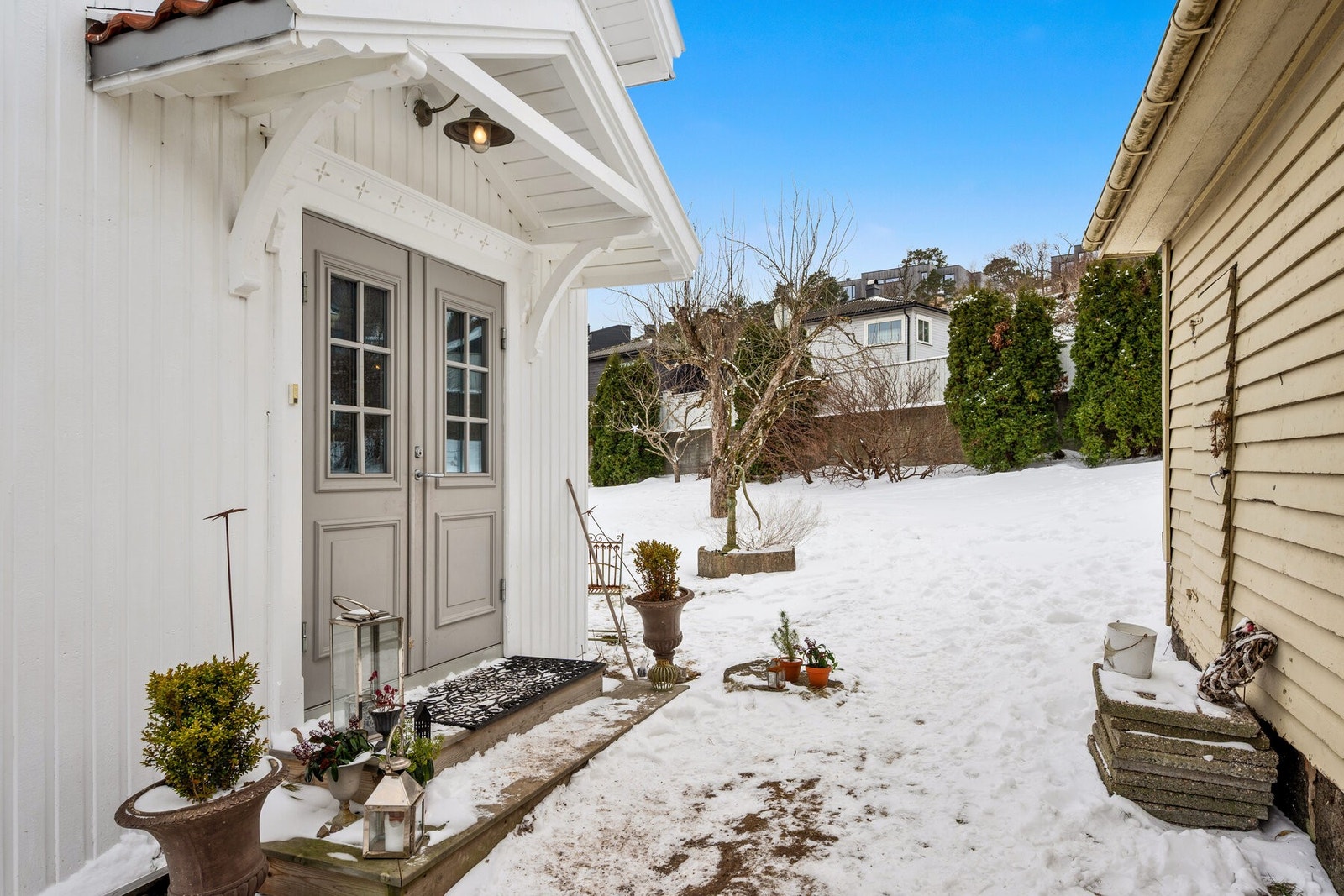 Hyggelig inngangsparti Galleribilde