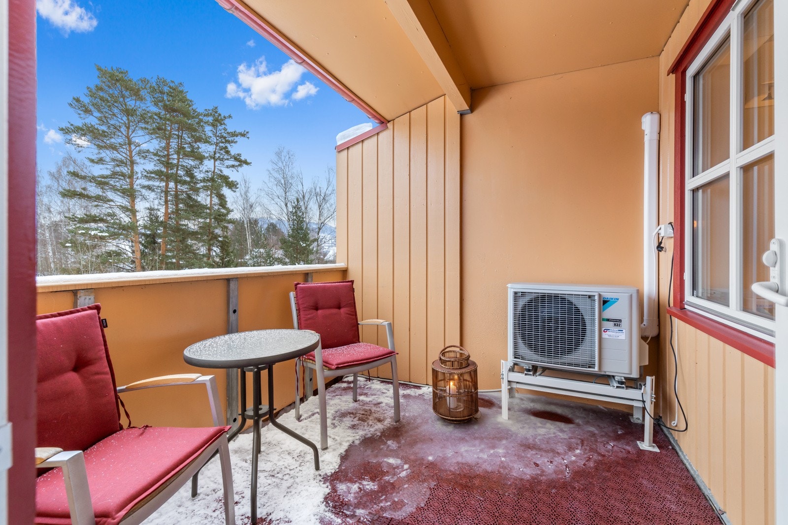 Koselig balkong Galleribilde