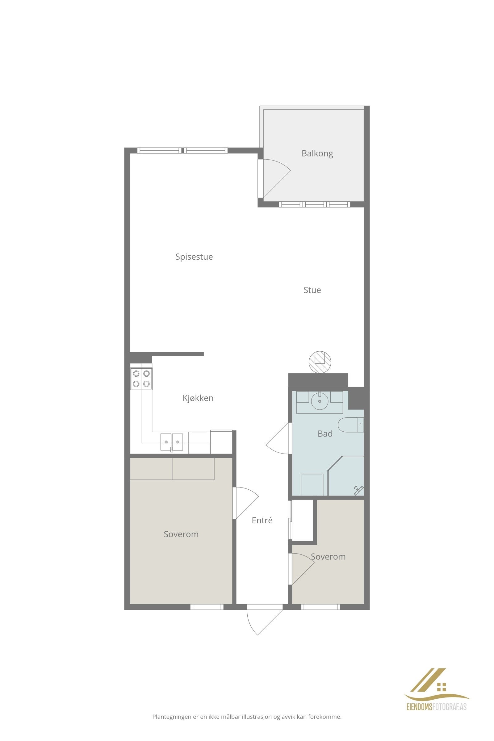 Plantegning Galleribilde