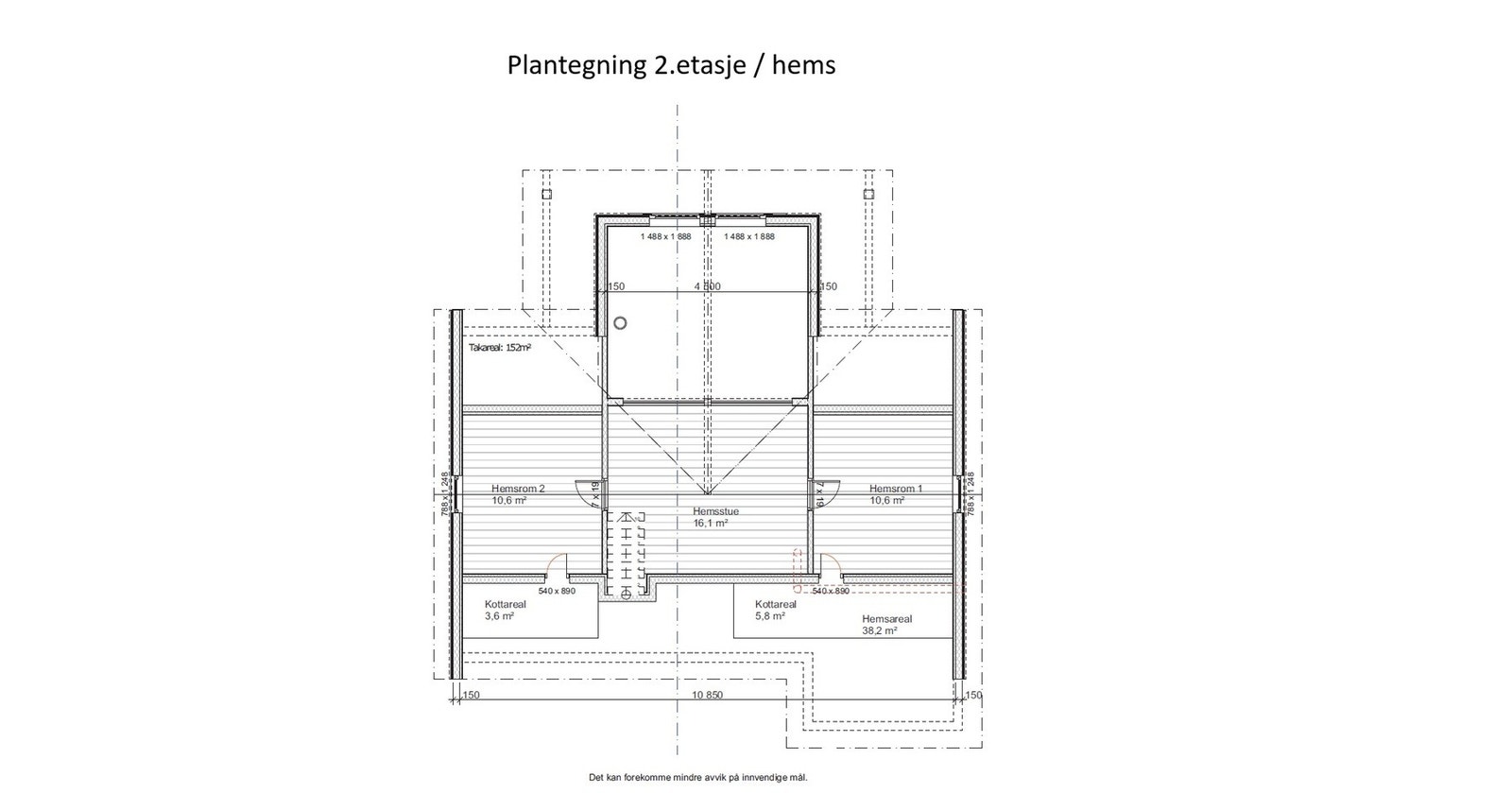 Plantegning - hems Galleribilde