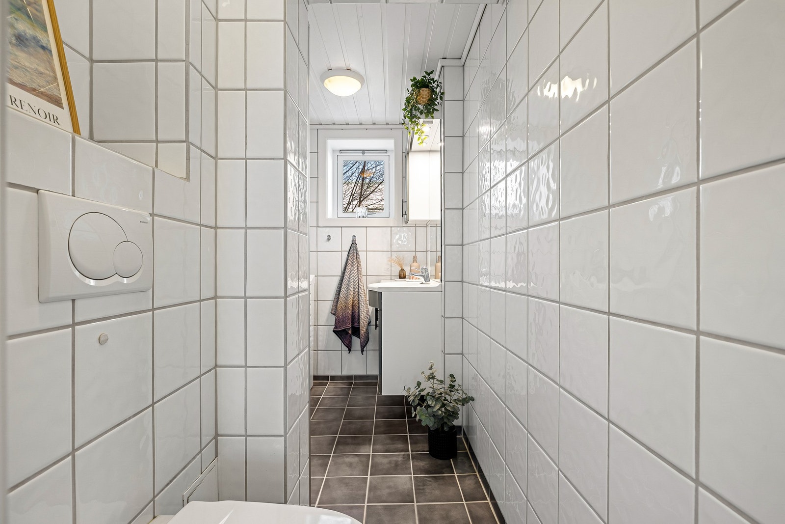 Flislagt bad på 3,5 kvm. Galleribilde