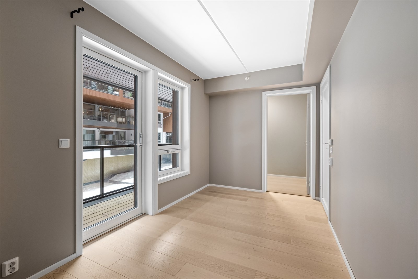 Soverommet har direkte utgang til egen balkong Galleribilde