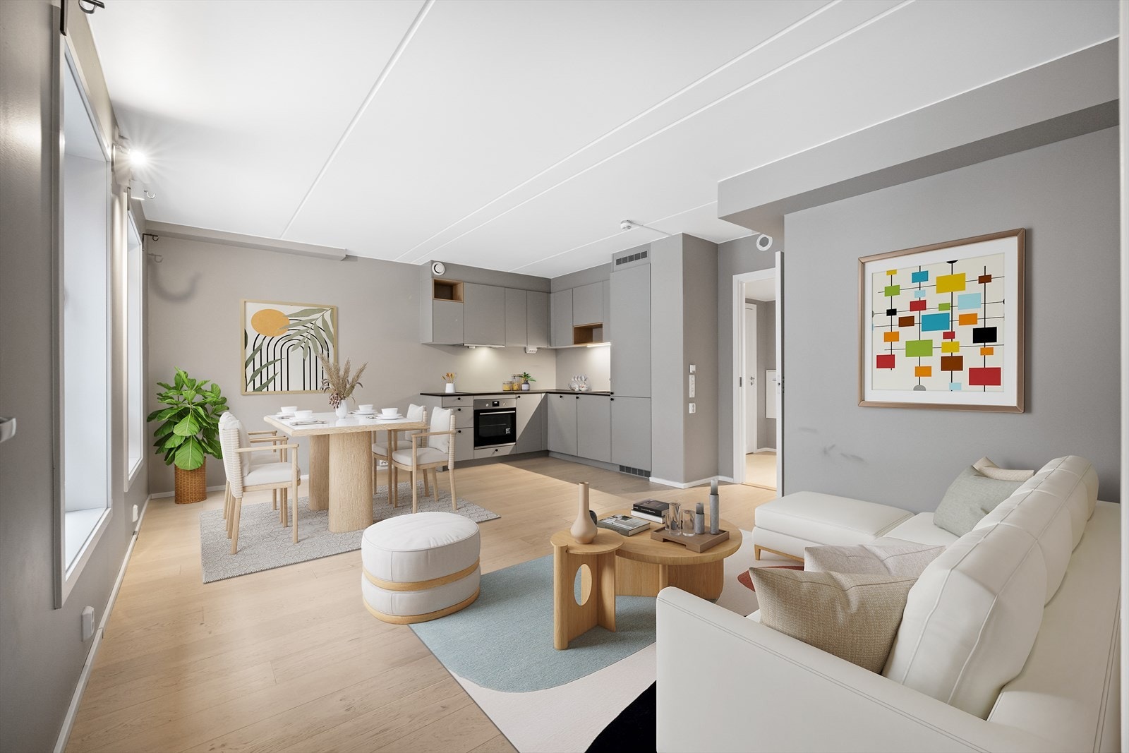 Brøtergata 4 C. Digitalt stylet Galleribilde