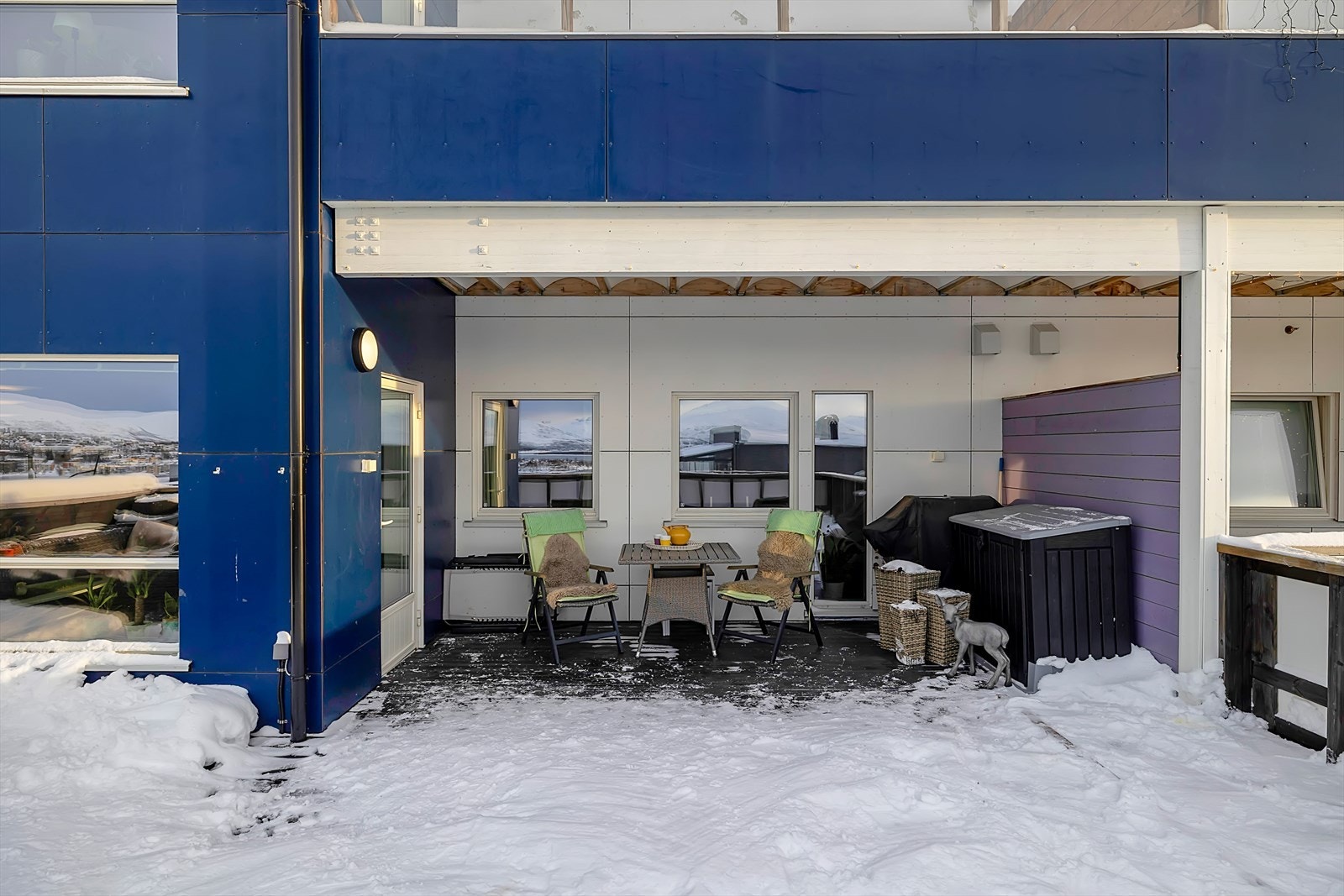 Her er det fint å sitte på godværsdager. Galleribilde