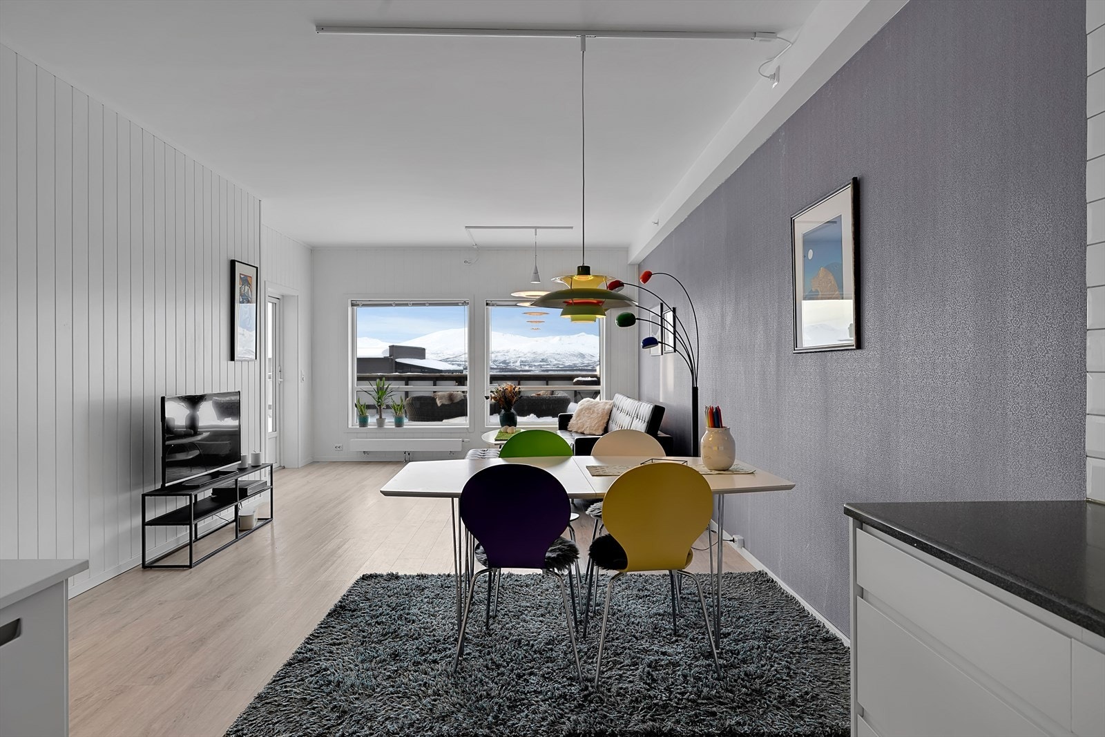 Fin utsikt fra stue. Galleribilde