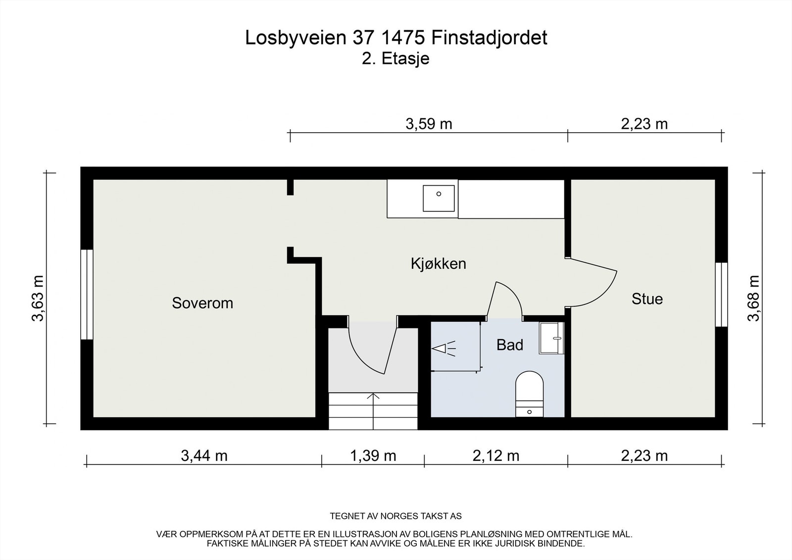 Plantegning - 2. Etasje Galleribilde