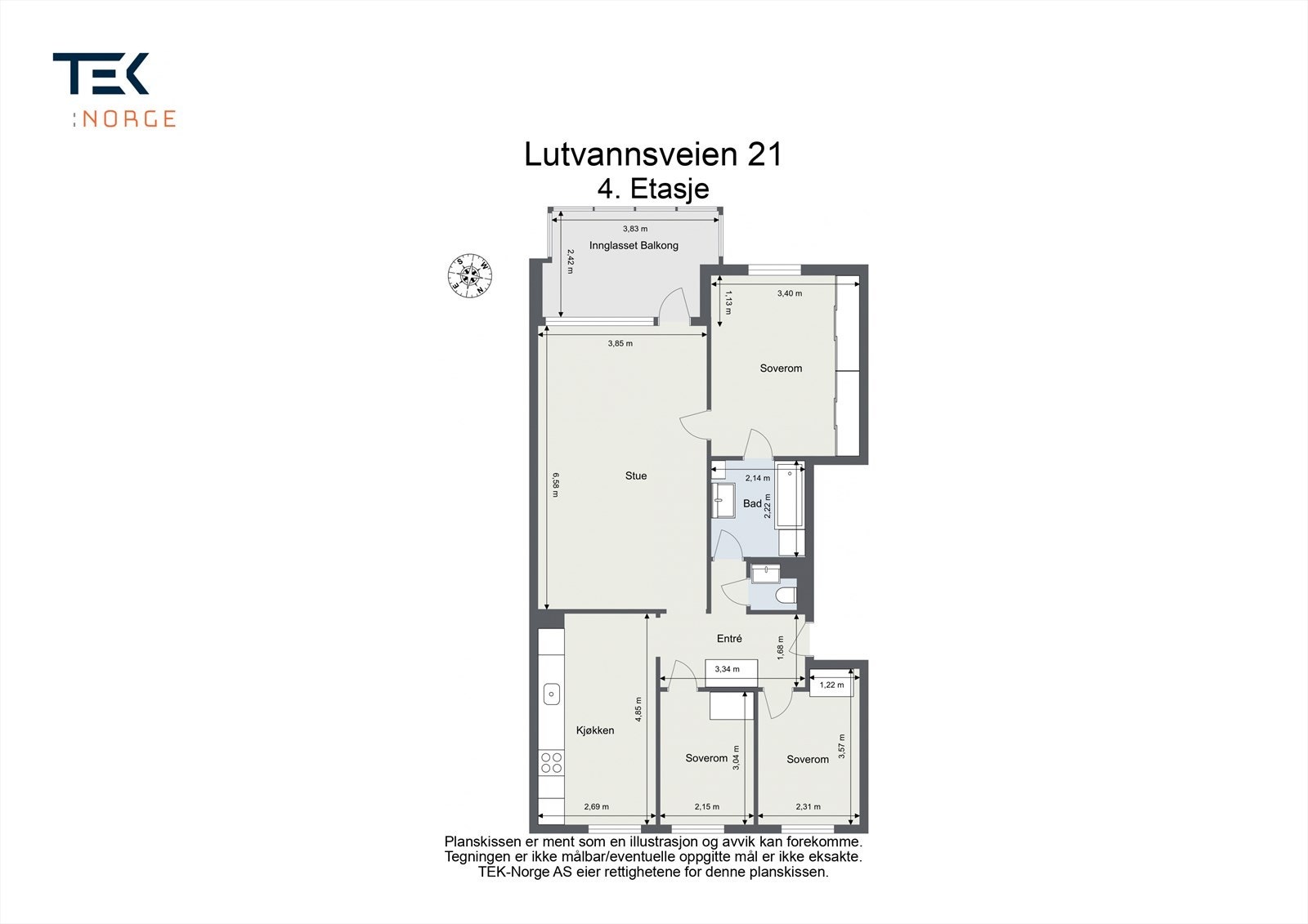 Plantegning Galleribilde