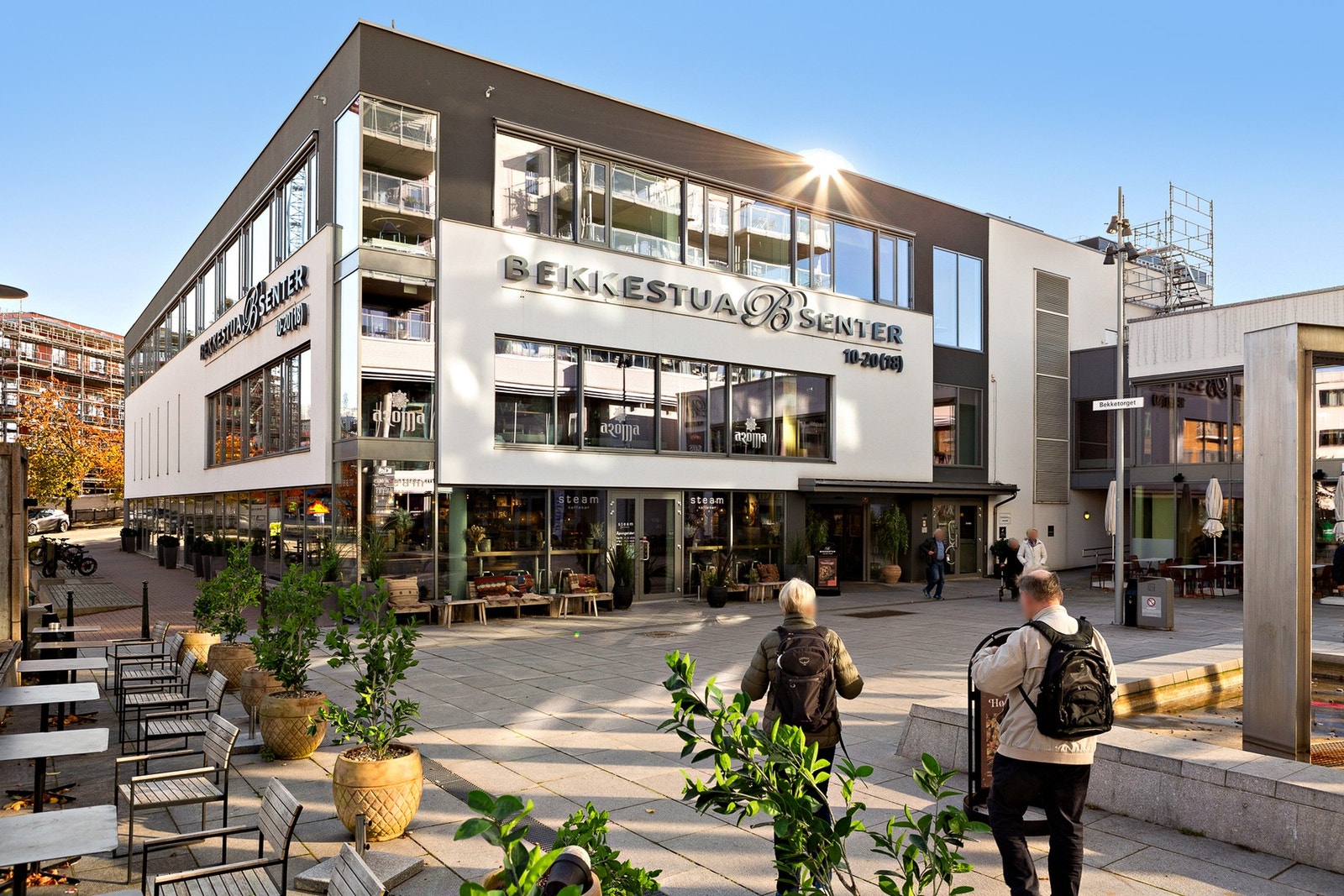 Bekkestua senter i nærheten Galleribilde