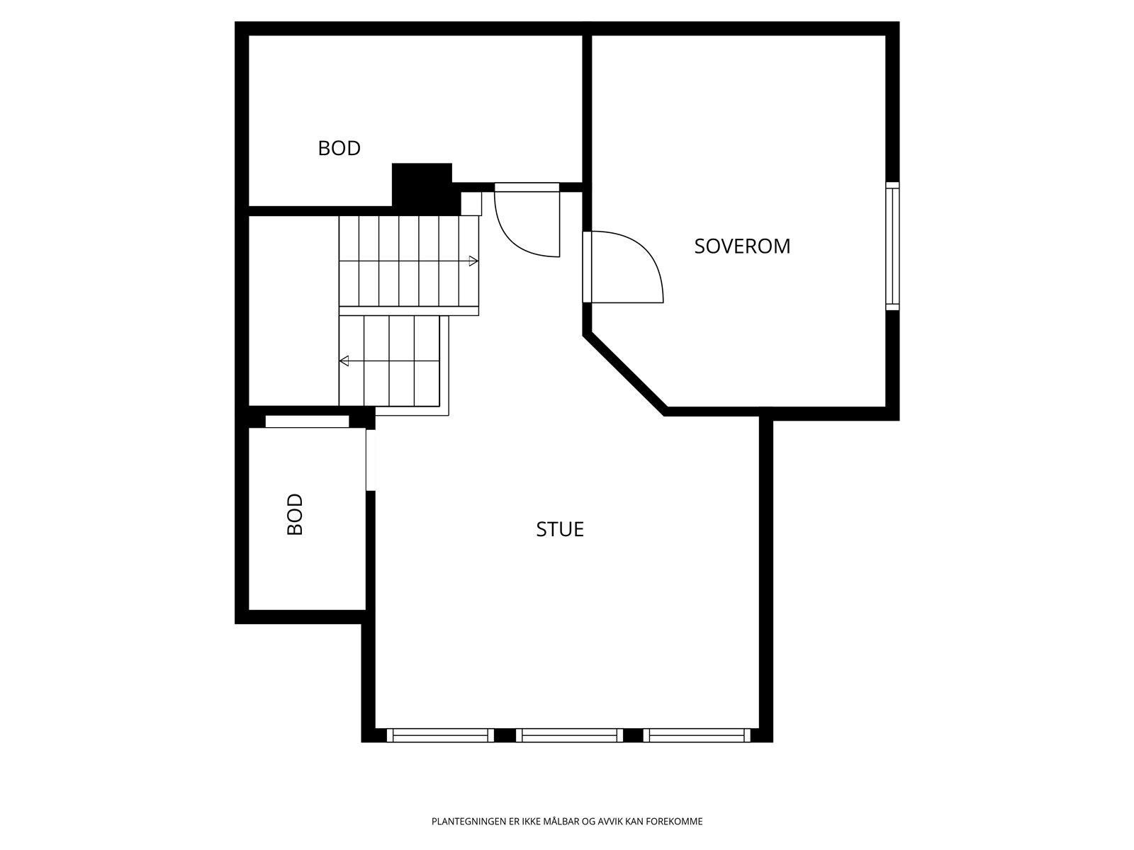 Planskisse loft. Galleribilde