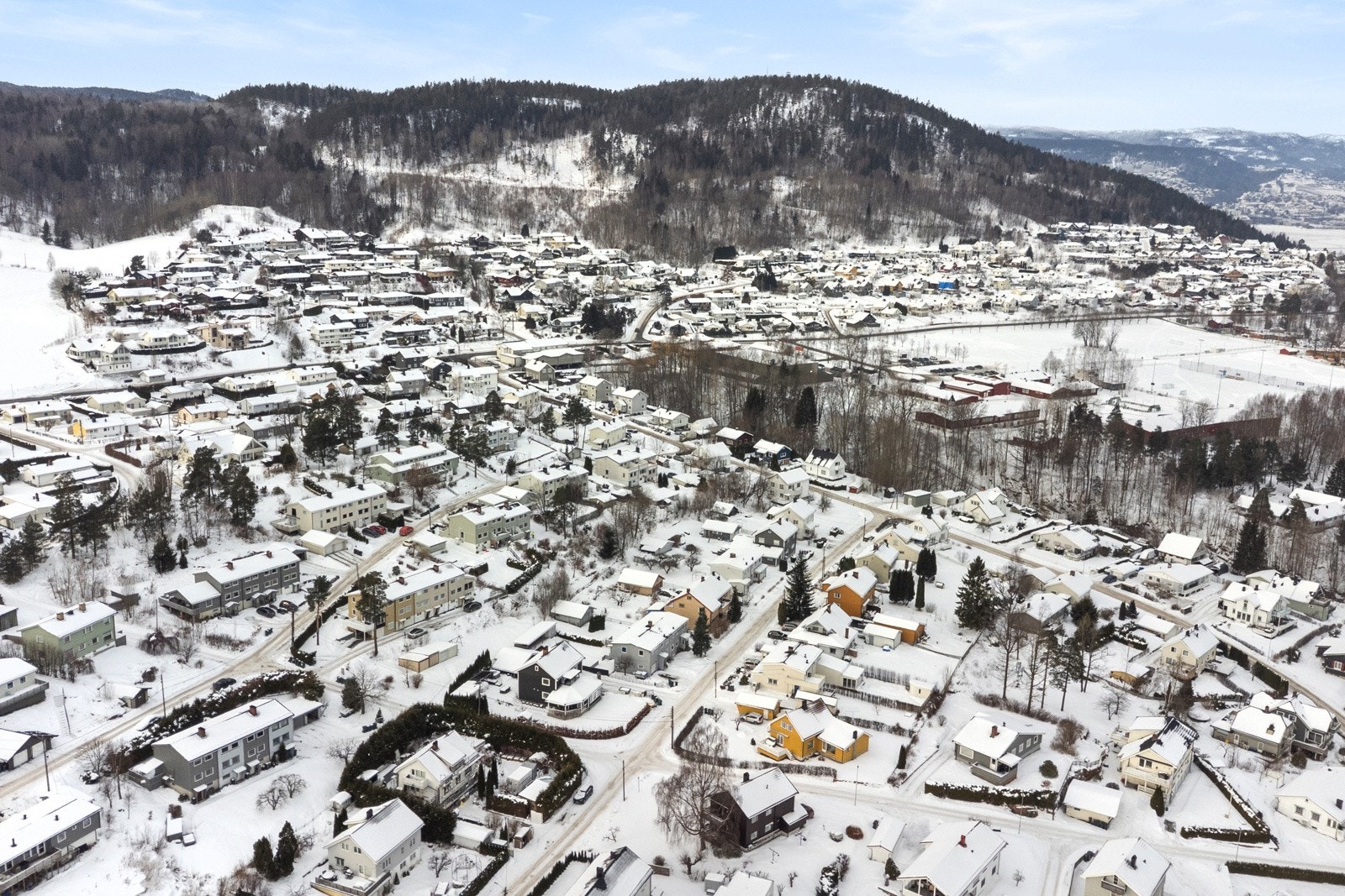 Gangavstand til skole og dagligvareforretninger Galleribilde