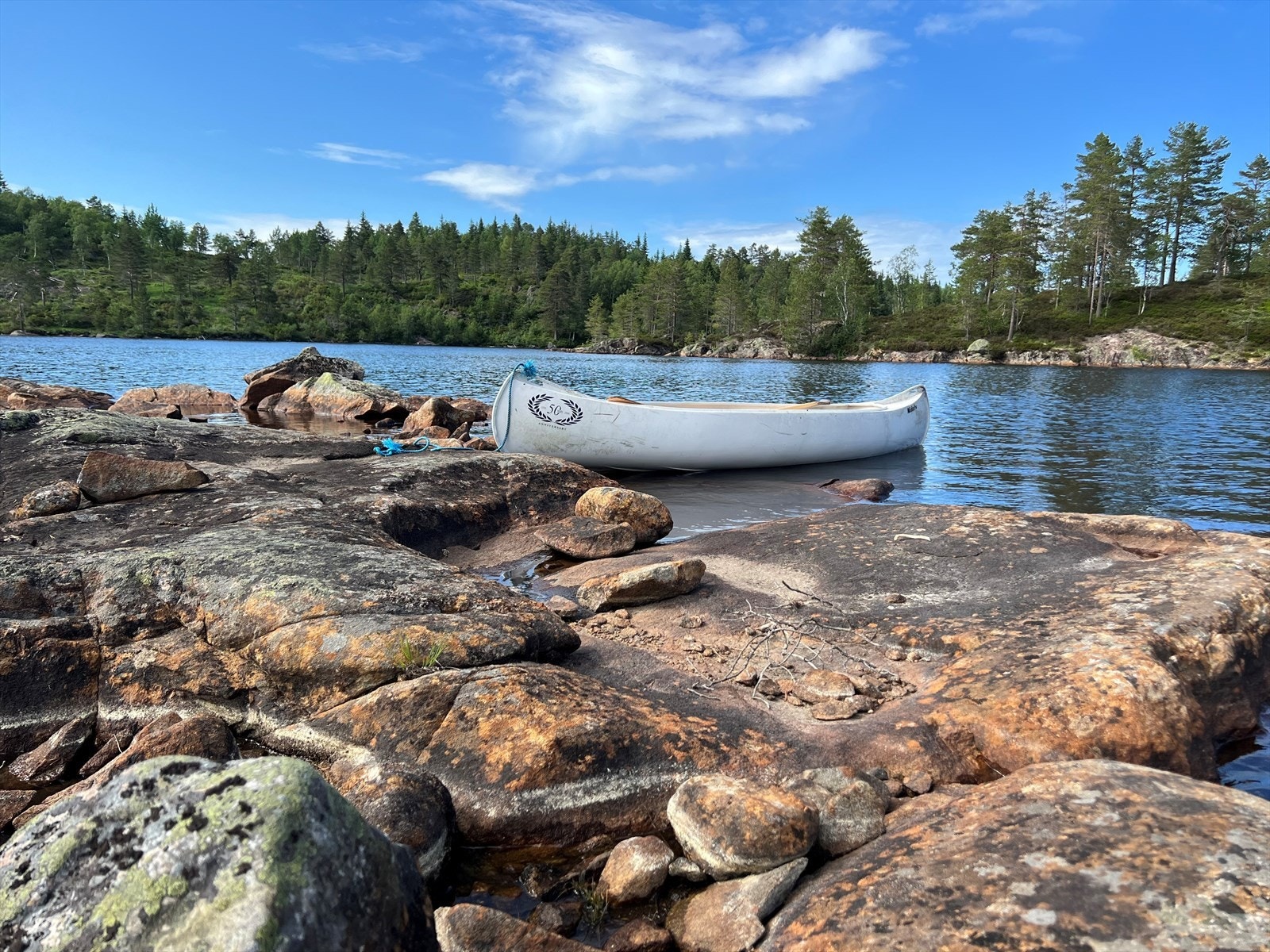 Dette er fra Stangevann som ligger like ved hyttefeltet. Galleribilde