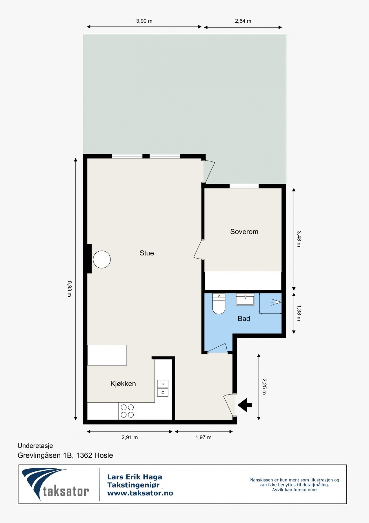 Plantegning Galleribilde