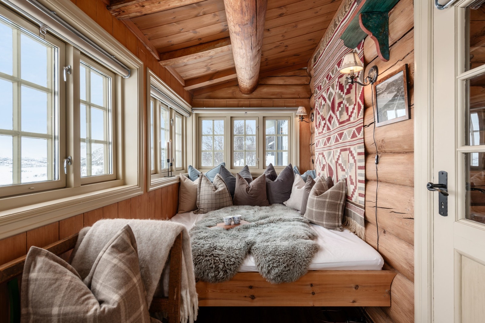 I vinterhagen kan du nyte høyfjellets ro både sommer- og vinterstid Galleribilde