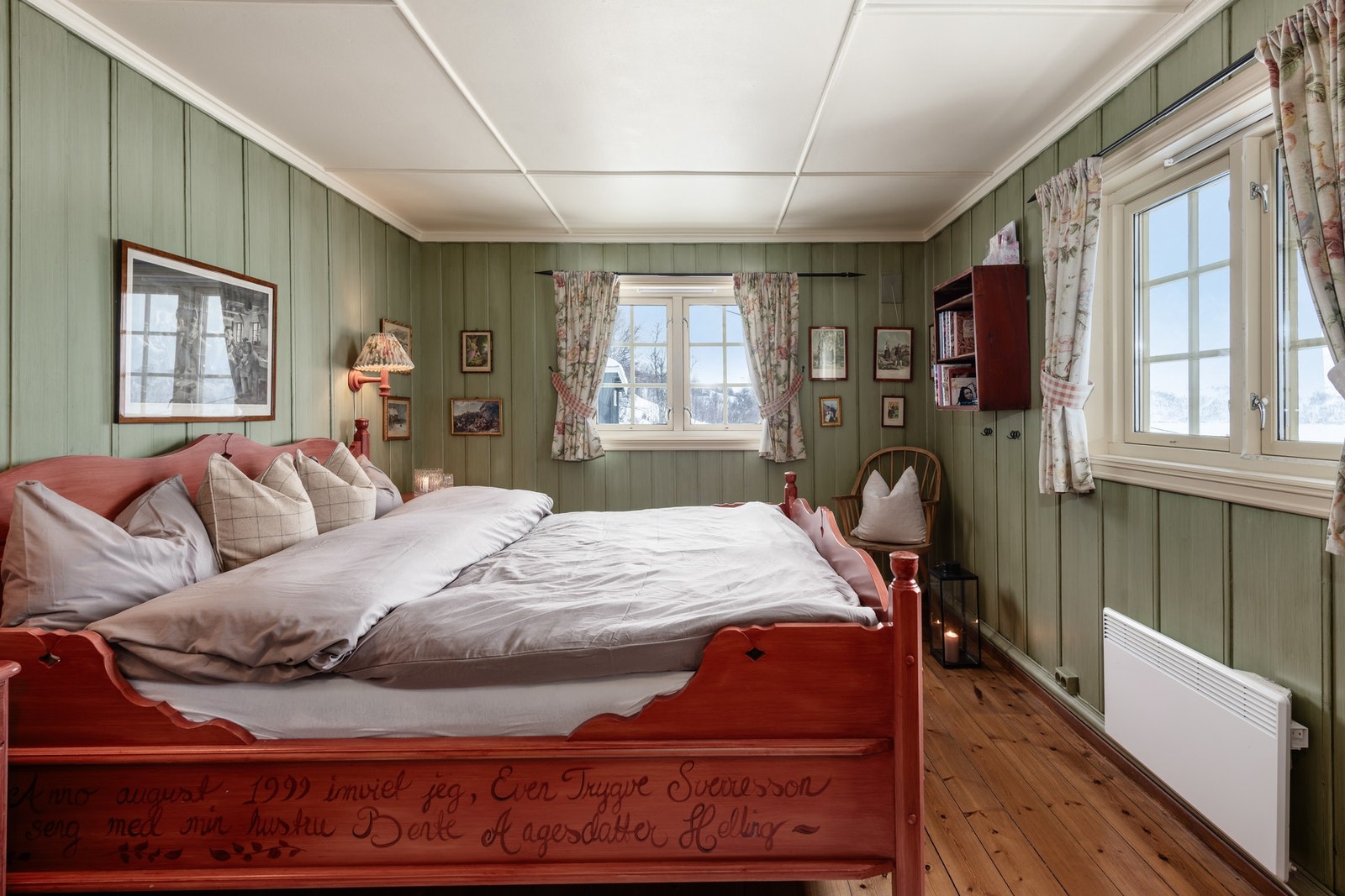 Hyttens tredje soverom er også av god størrelse Galleribilde