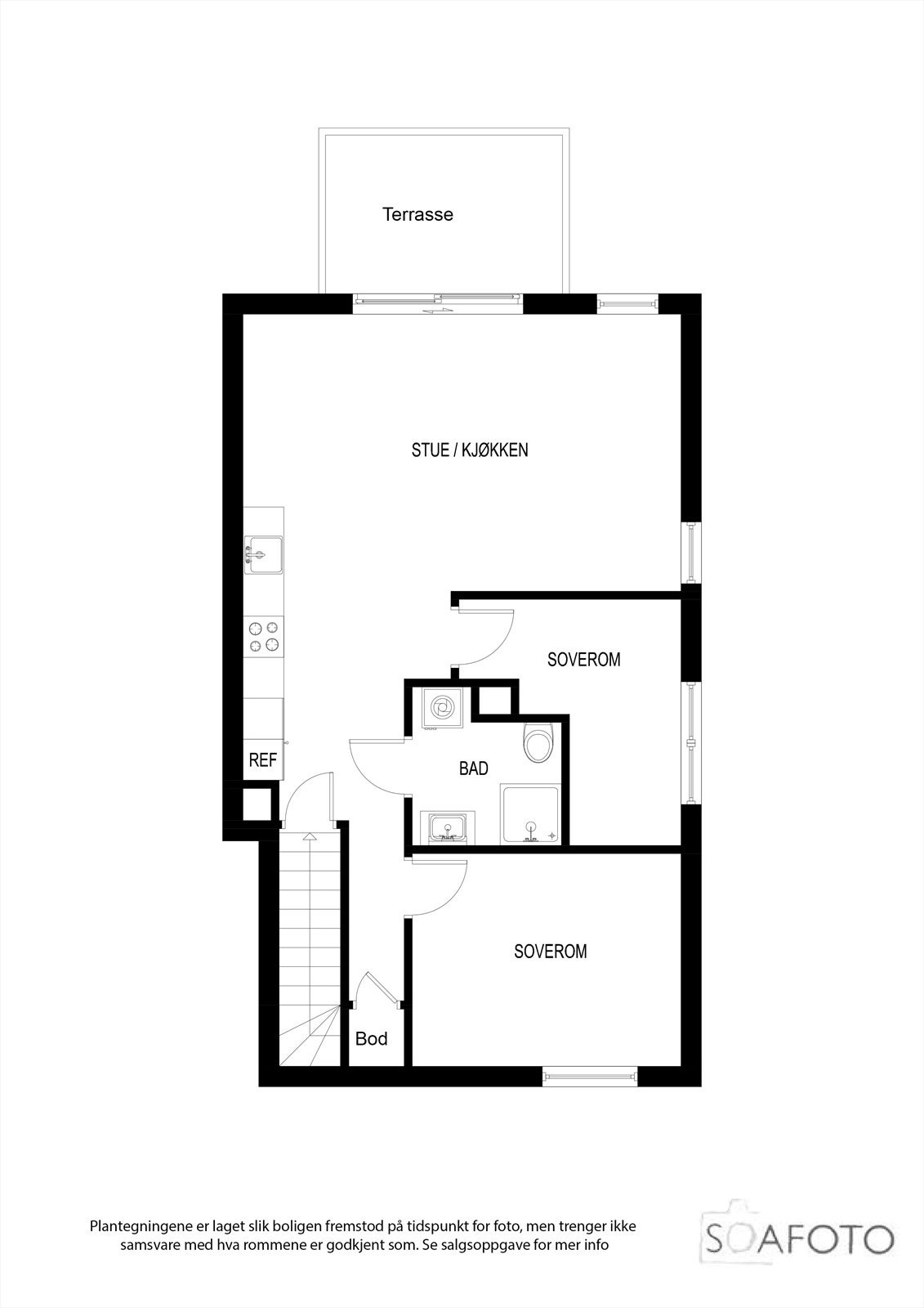 Plantegning 2. etasje Galleribilde