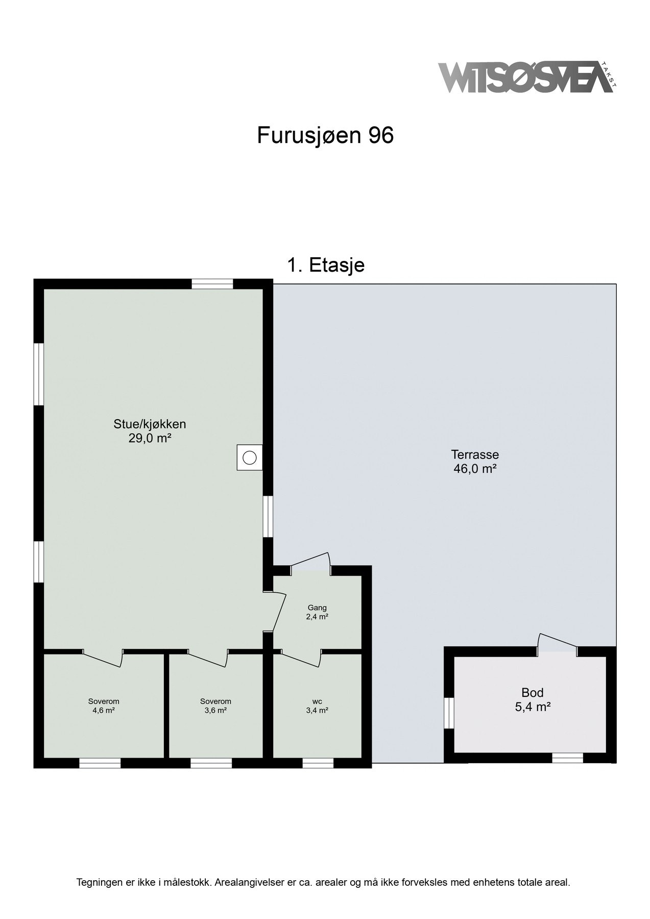 Planskisse Galleribilde