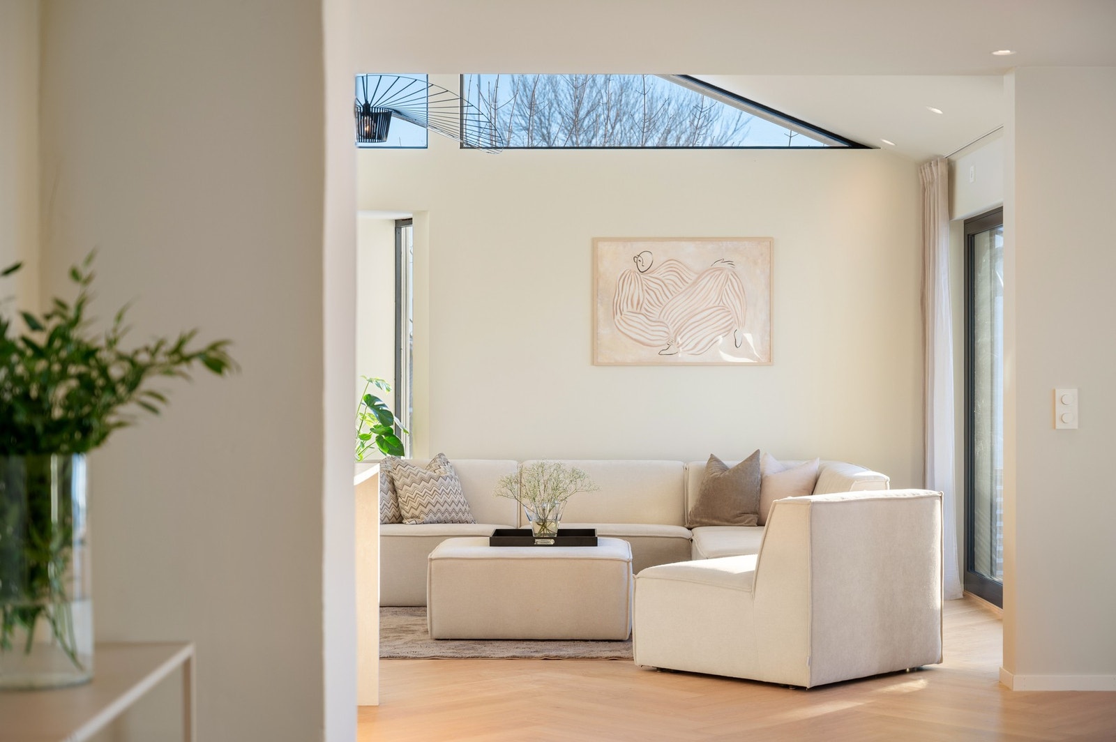 Det er gulvvarme i hele etasjen bortsett fra to av soverommene Galleribilde