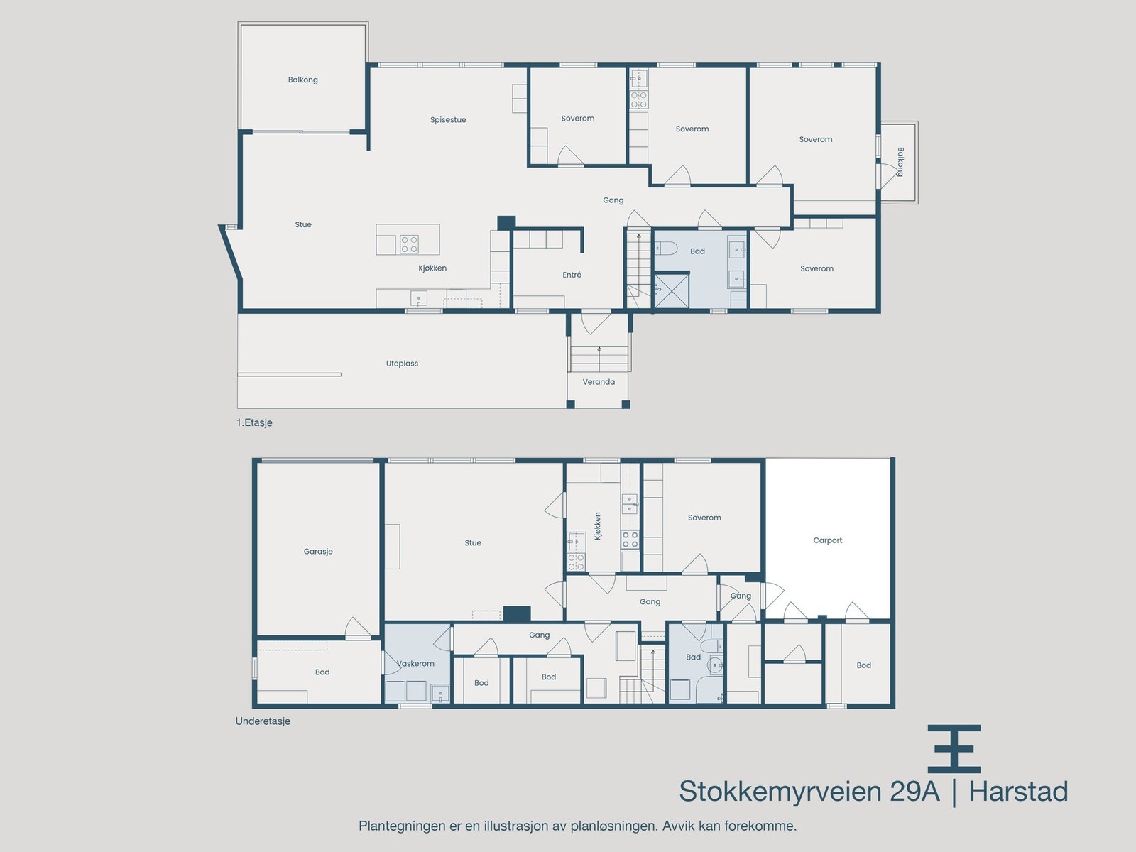 Plantegning Galleribilde
