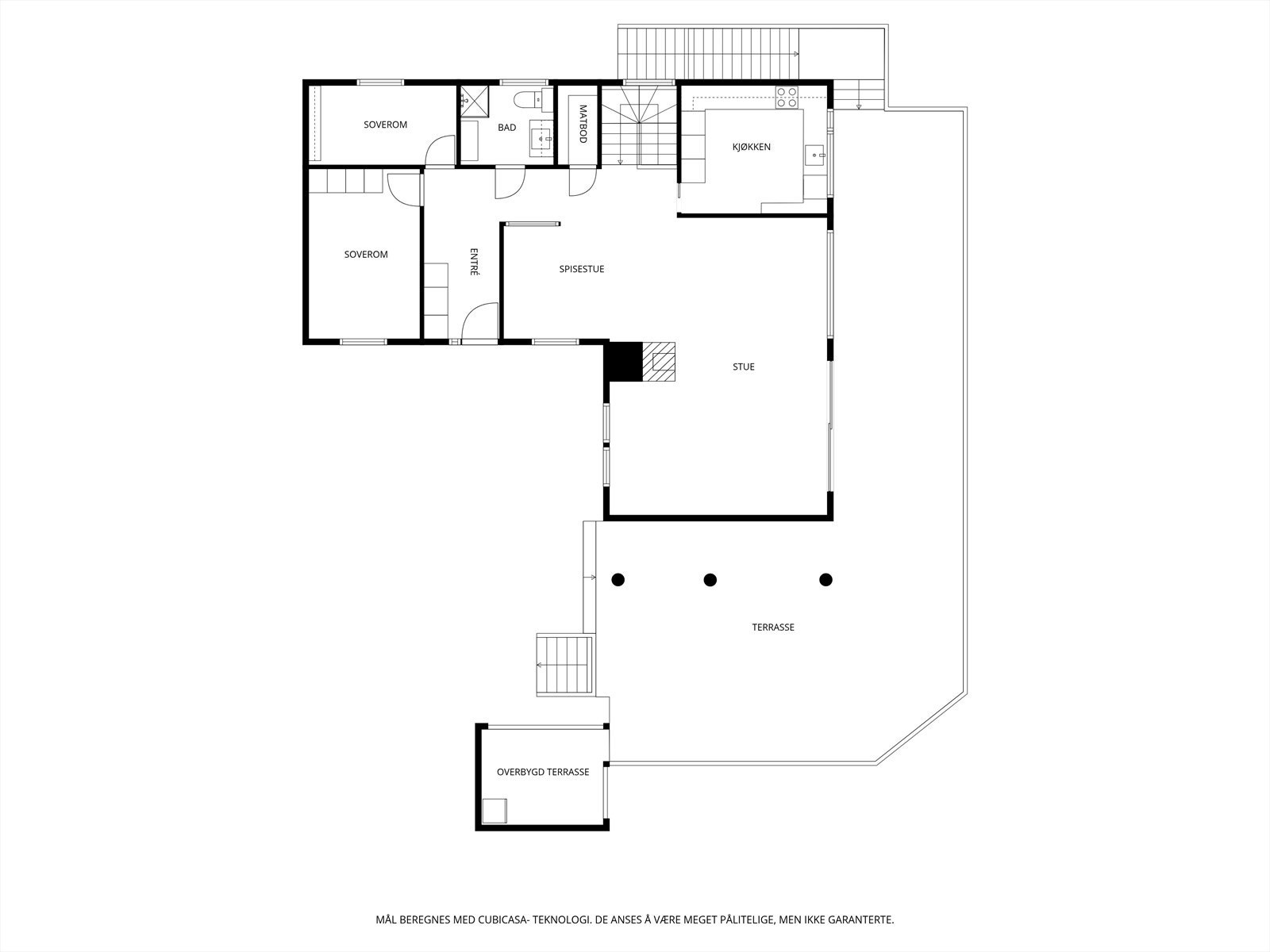 Plantegning 1. etasje Galleribilde