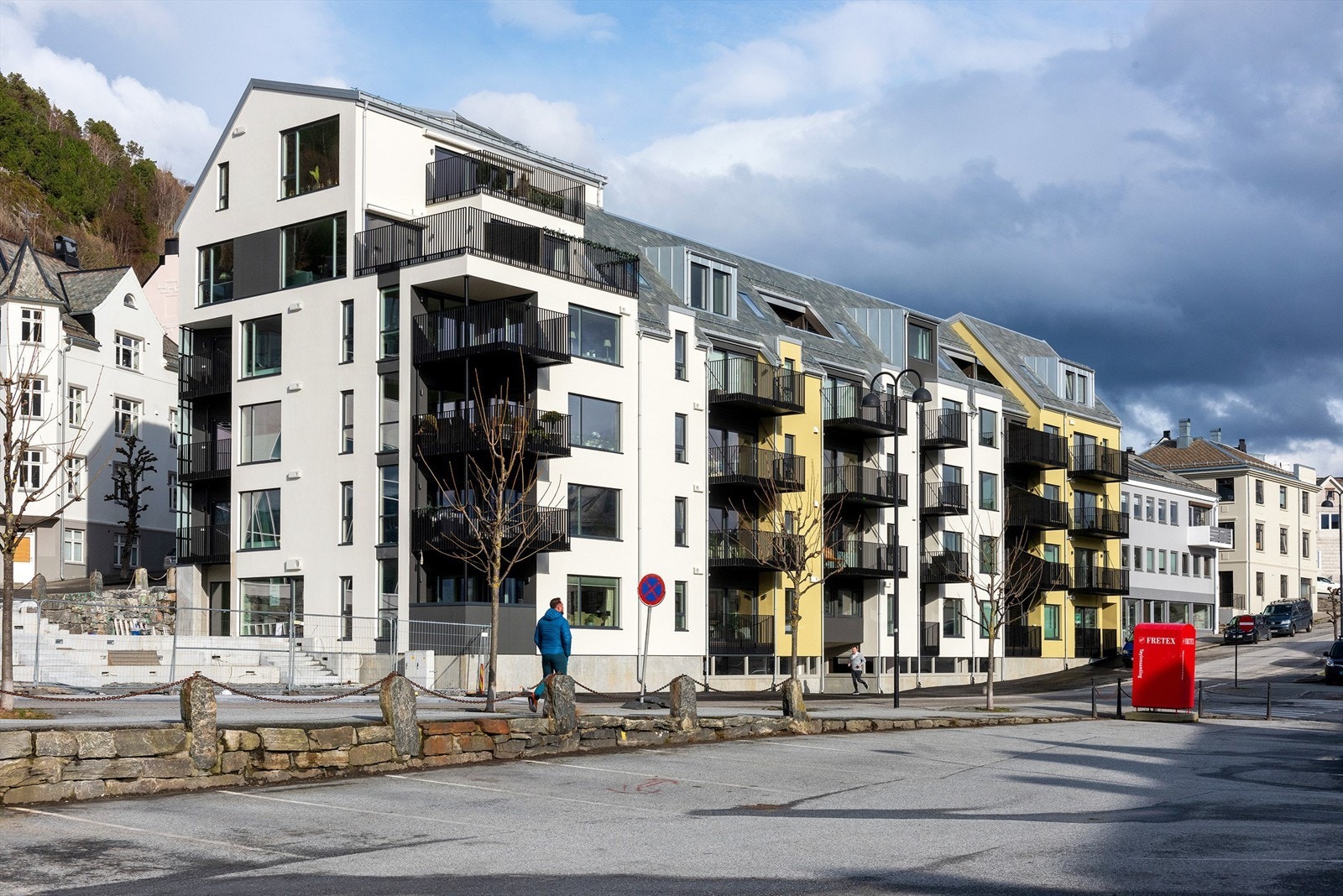 Nyere leilighetsbygg sentralt i sentrum Galleribilde