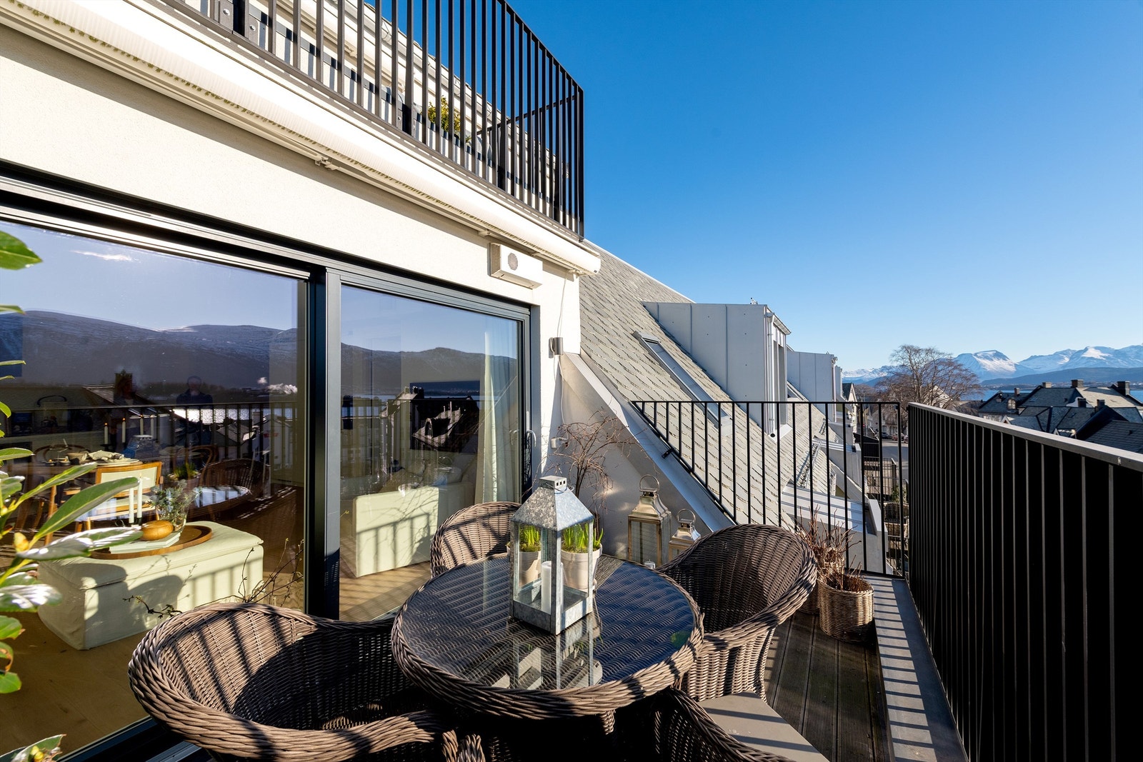 Fra terrassen Galleribilde