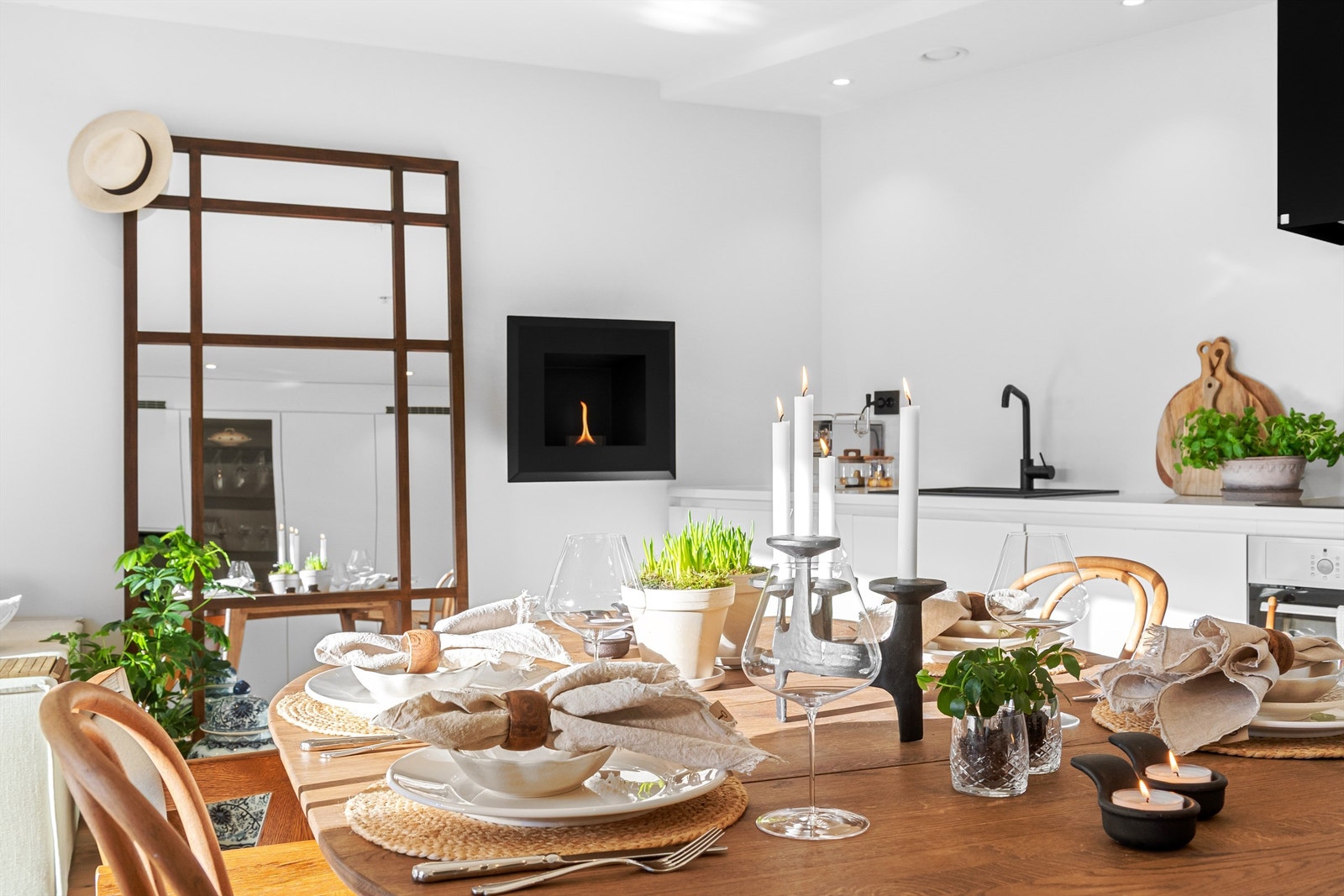 Detalj fra stuen Galleribilde