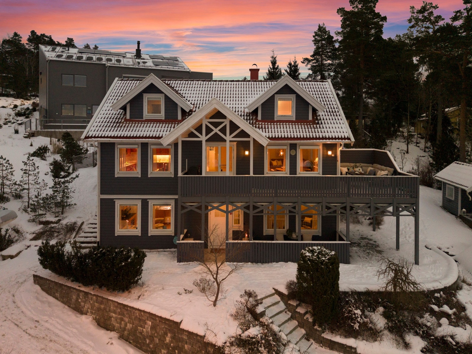 Beliggenhet nesten i enden av blindvei Galleribilde