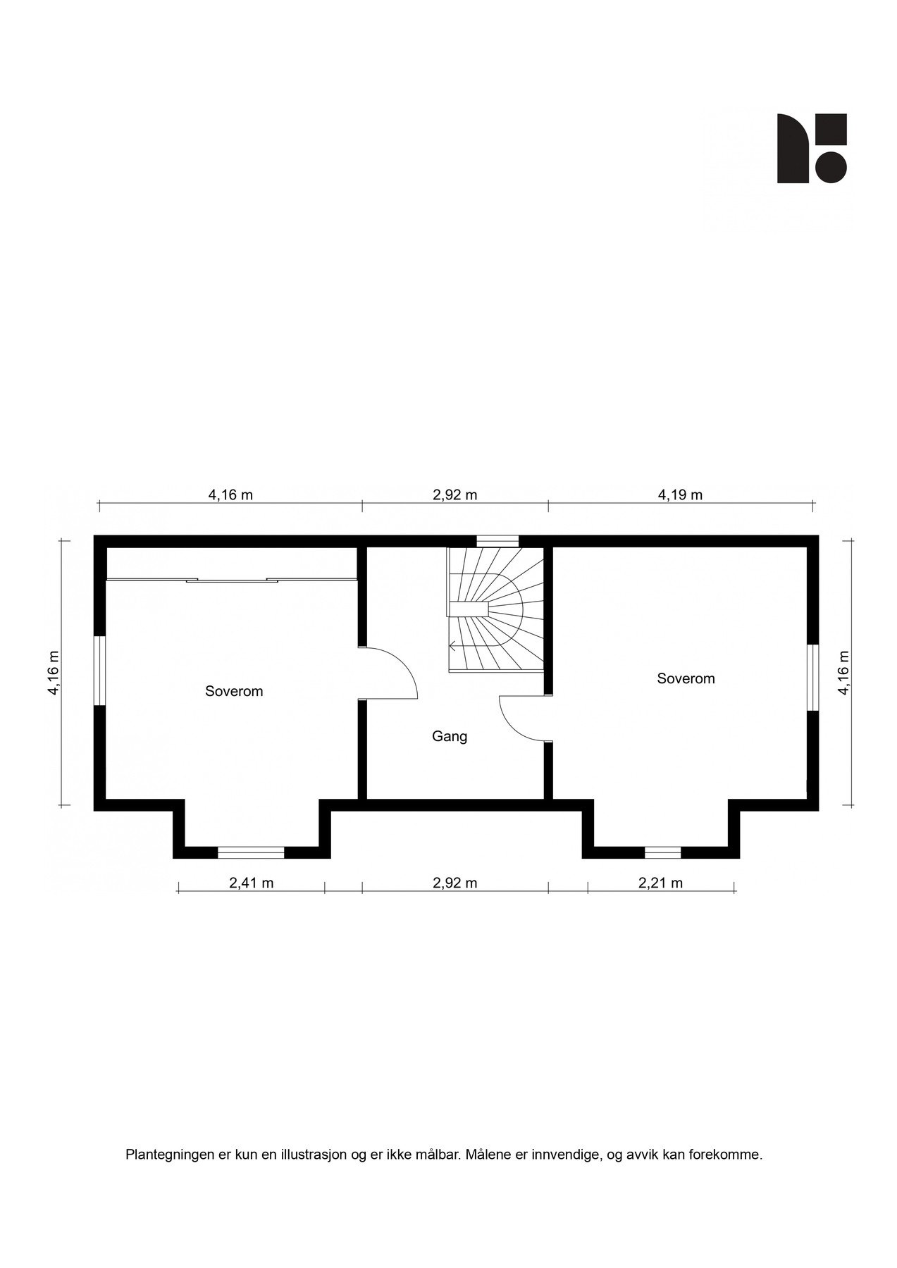Plantegning - Tredje etasje Galleribilde