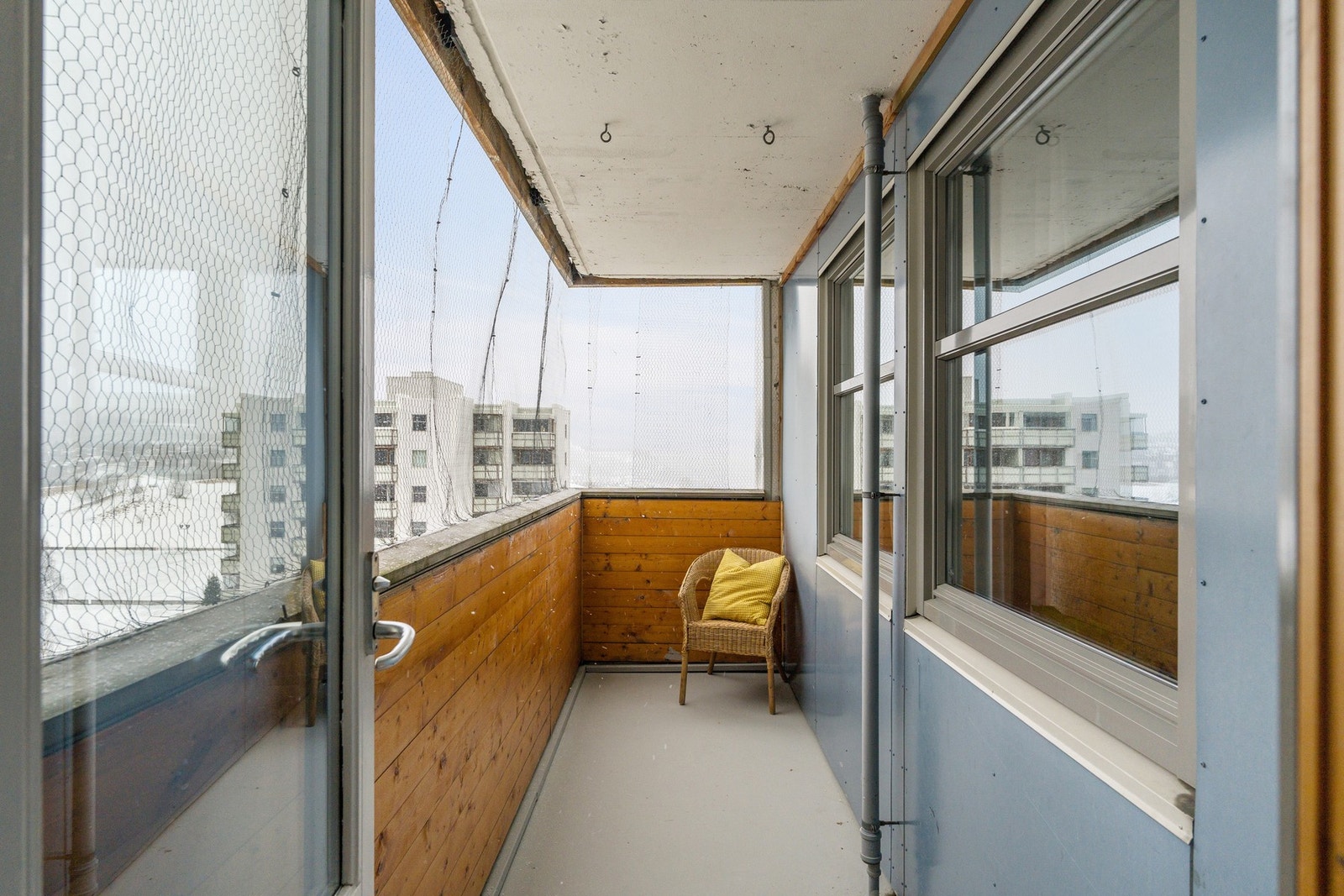 Nordvestvendt balkong på 5 kvm. Galleribilde