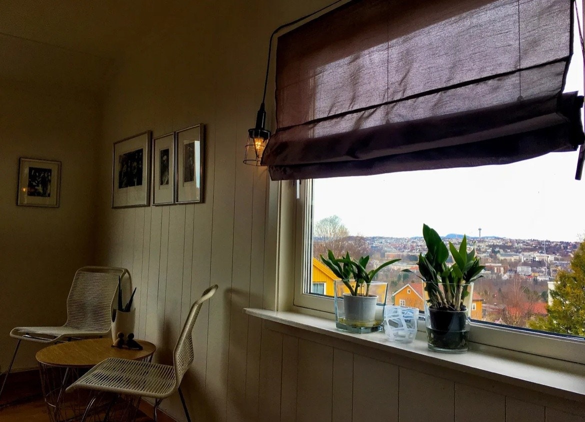 Fin utsikt over Trondheim sentrum og Tyholt tårnet. Galleribilde