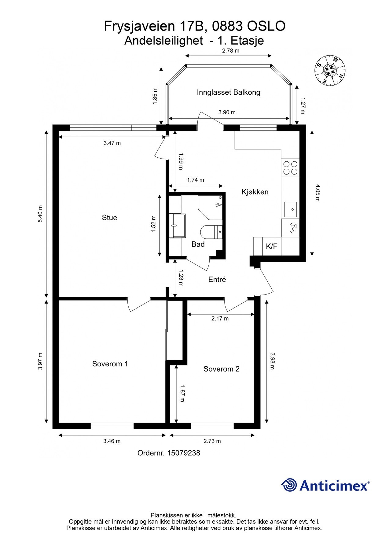 Plantegning 1. etasje. Galleribilde