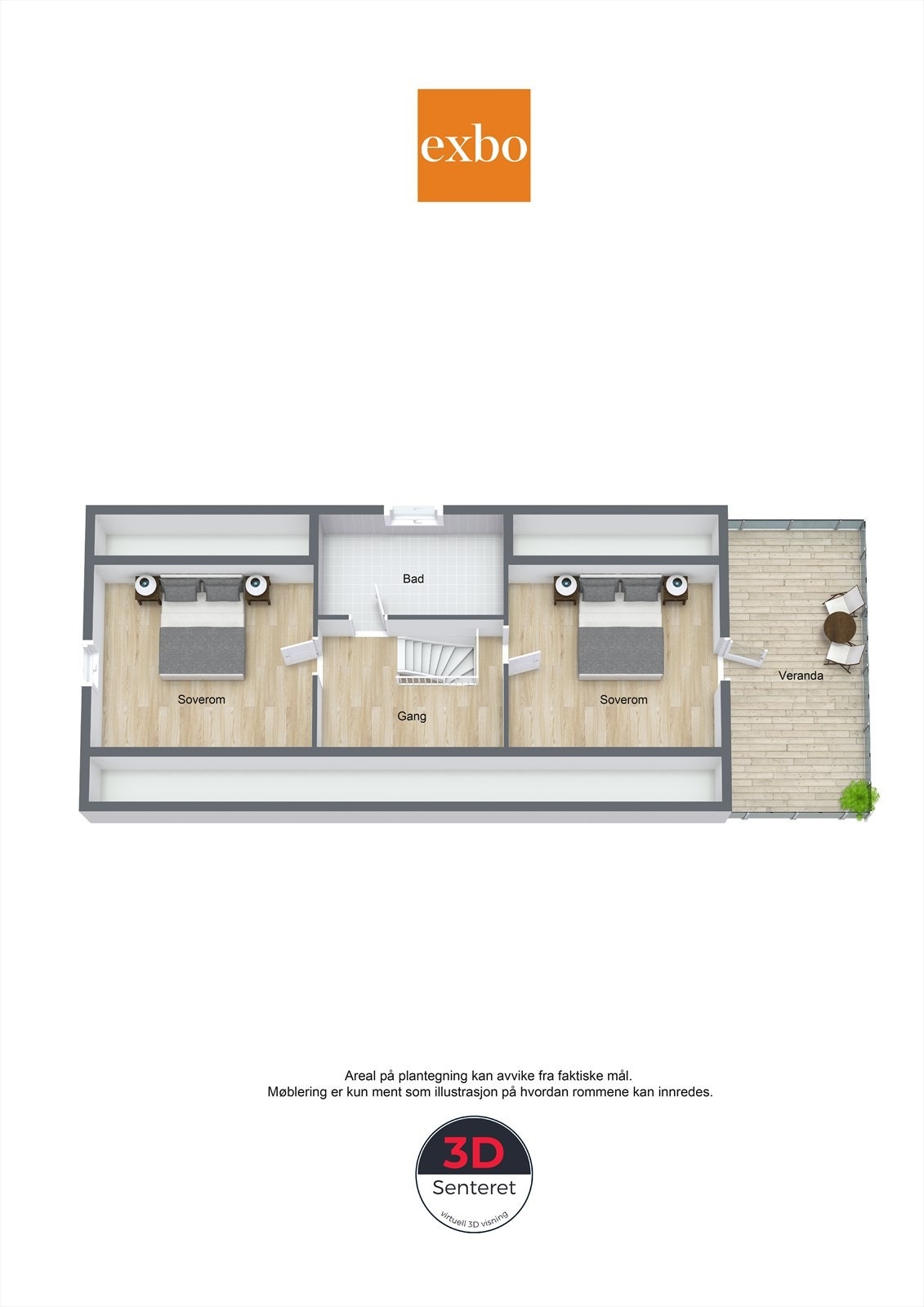 Plantegning 2.etg Galleribilde