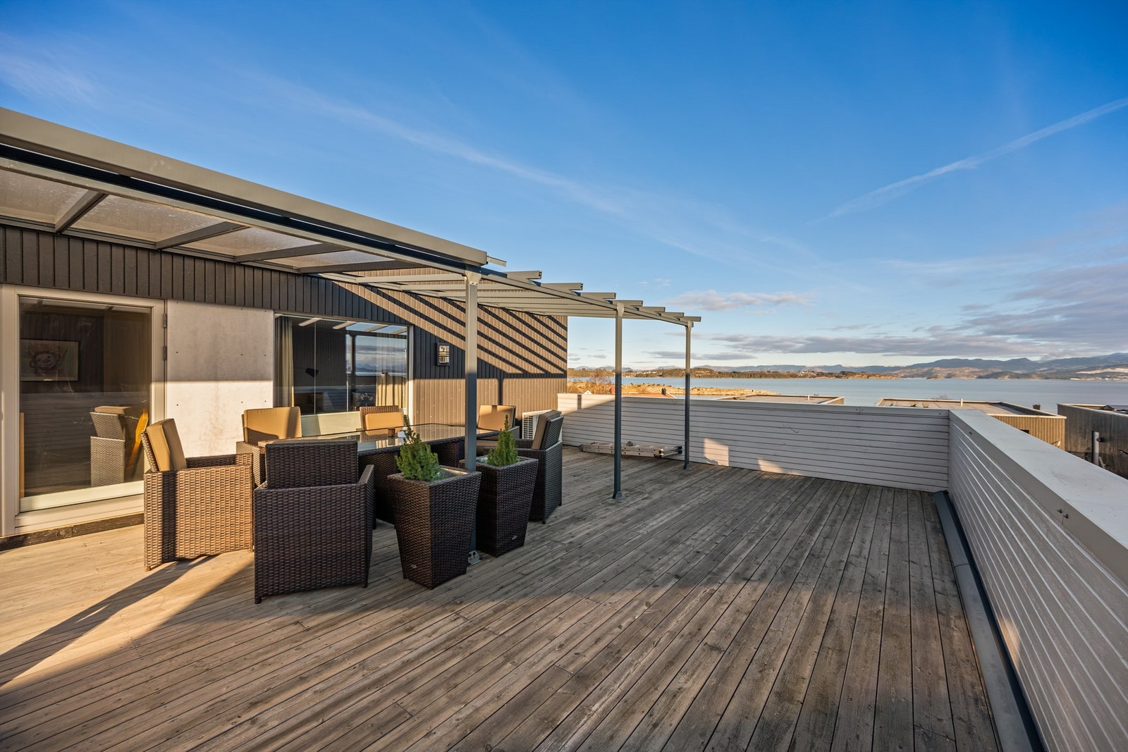 Her kan du nyte gode solforhold og en åpen utsikt. Galleribilde