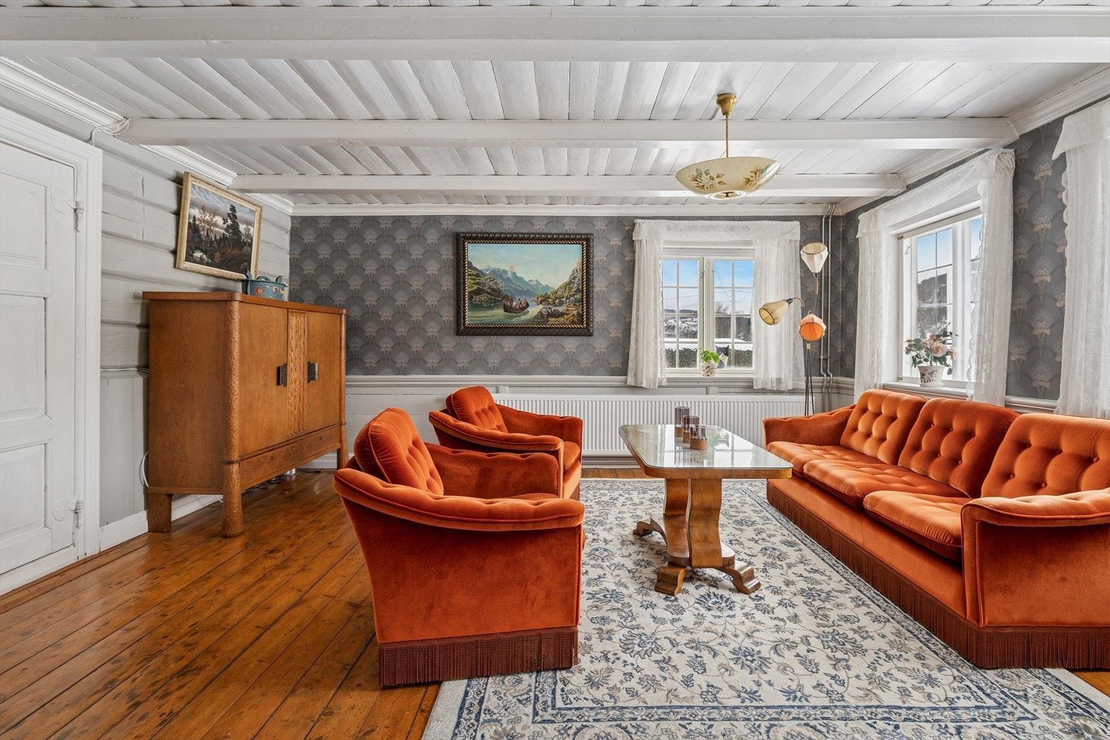 Stue i sjarmerende stil Galleribilde