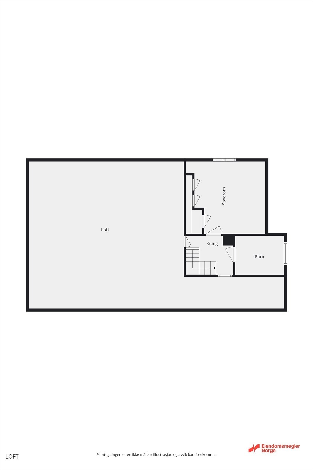 Planteikning loft Galleribilde