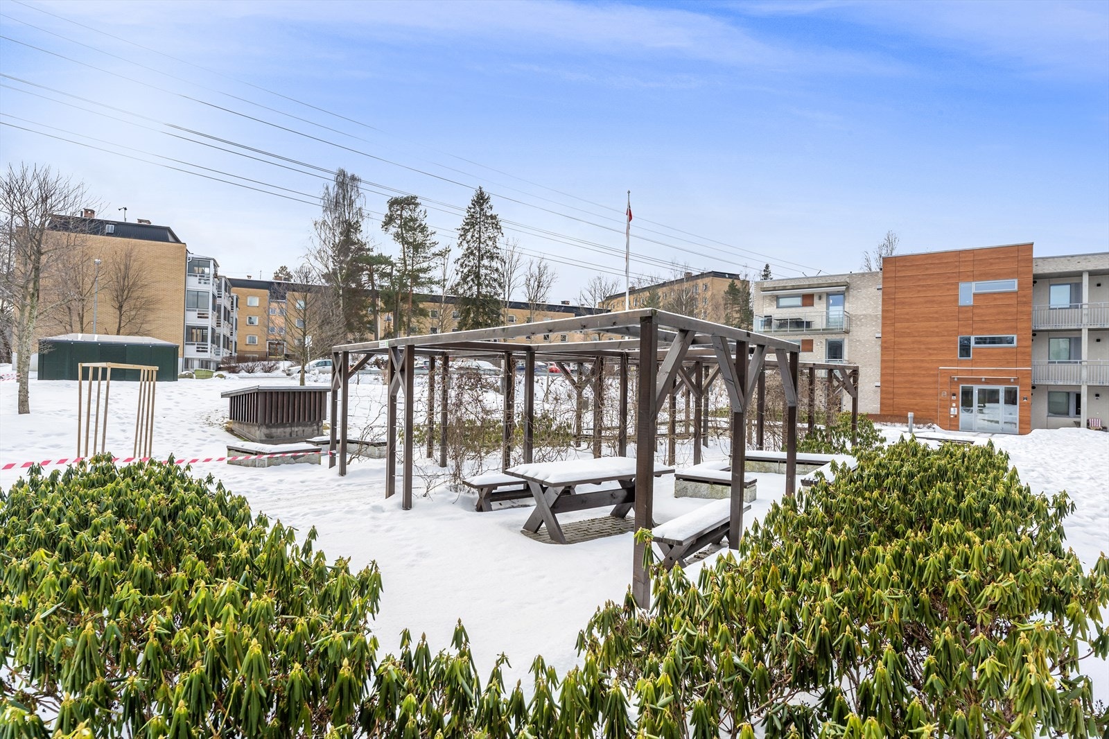 Det er lagt opp til flere sosiale samlingsplasser på fellesarealene. Galleribilde