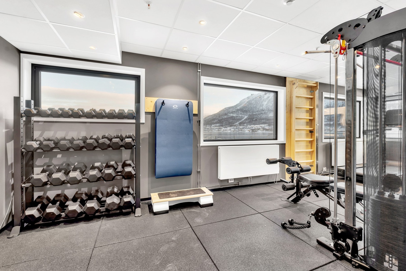 Treningsrom er også tilgjengelig. Galleribilde